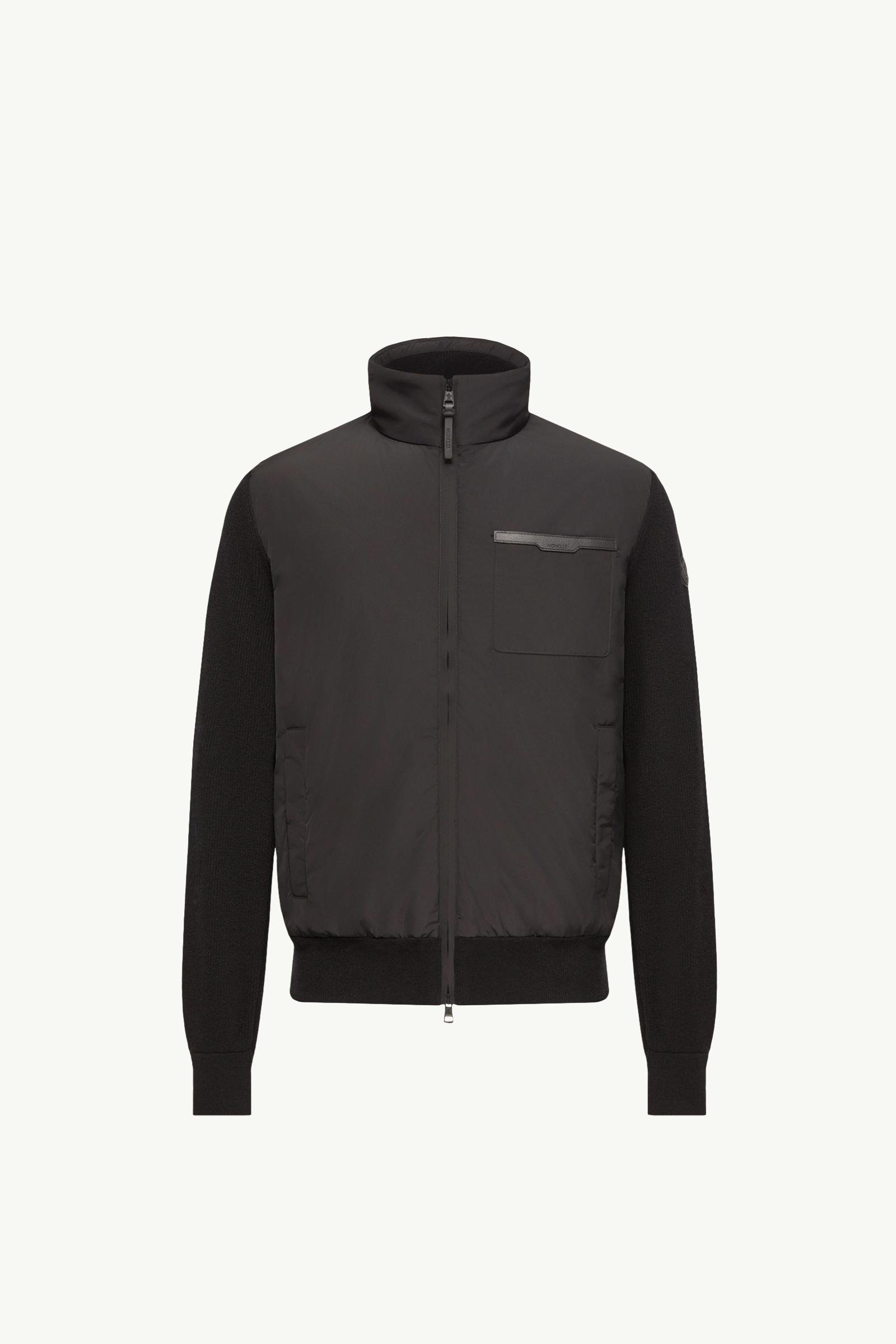 Wool & Cashmere Padded Zip-Up Cardigan - 图片 3