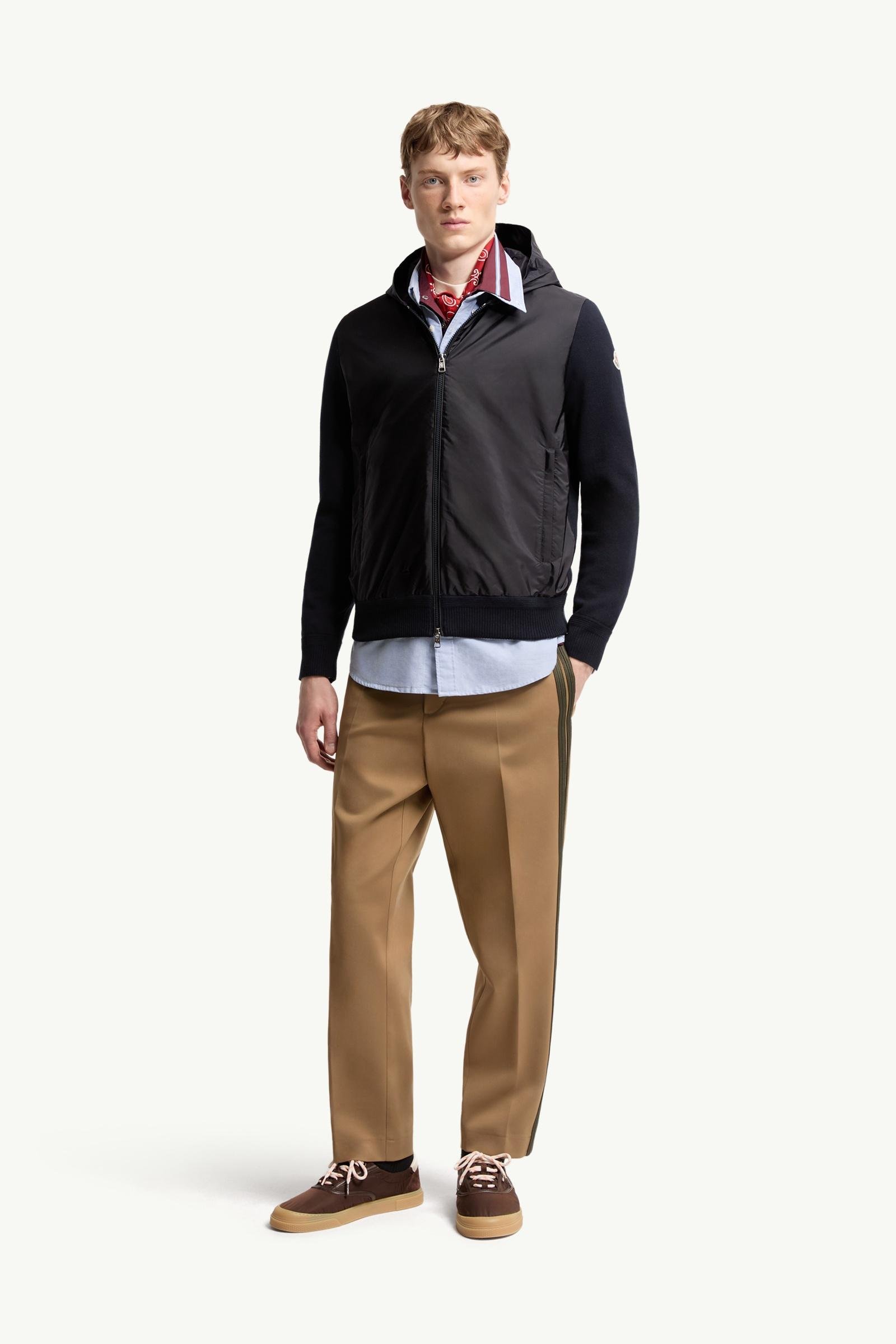 Cotton Blend Zip-Up Hoodie