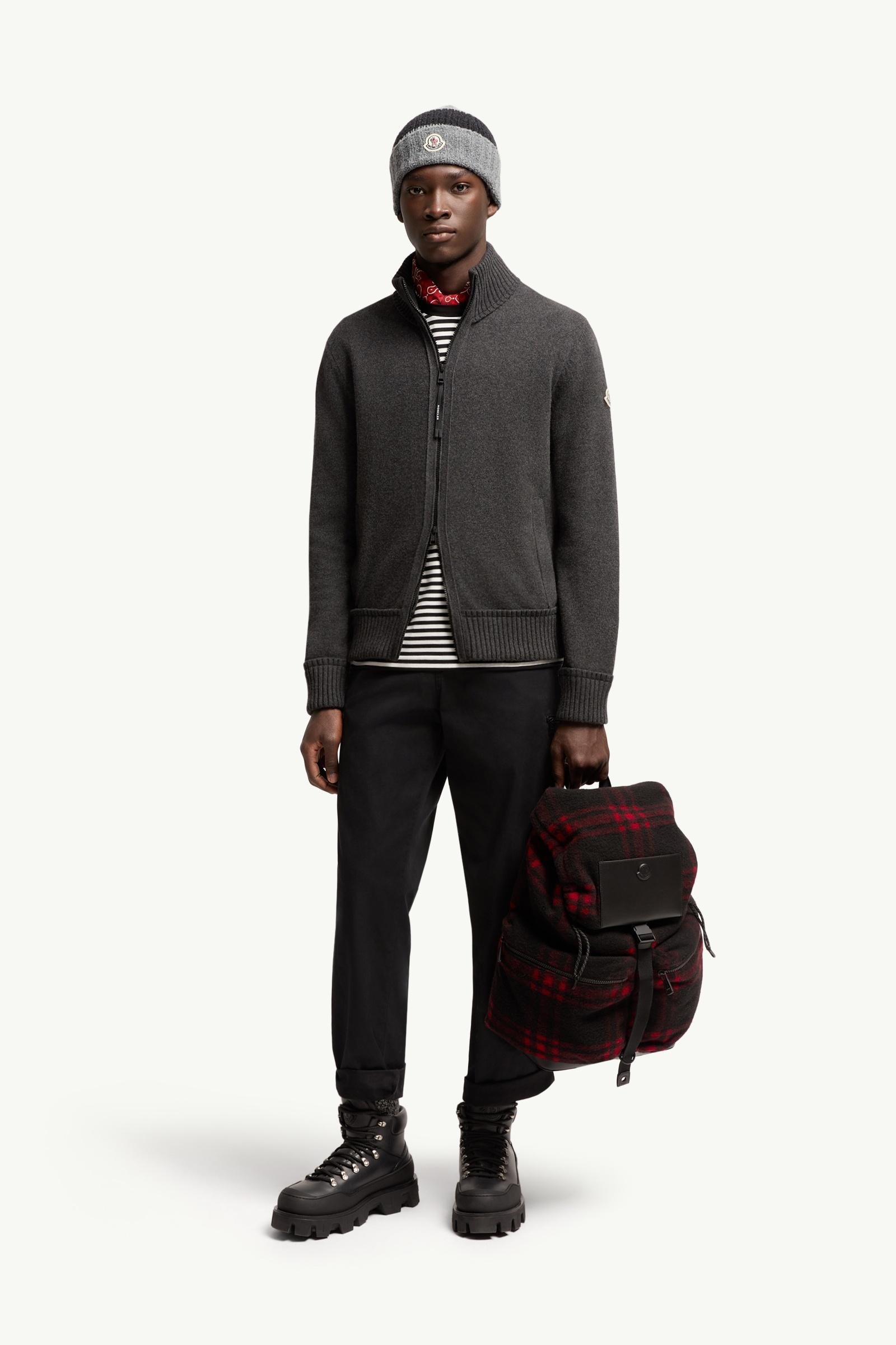 Cashmere & Wool Zip-Up Cardigan