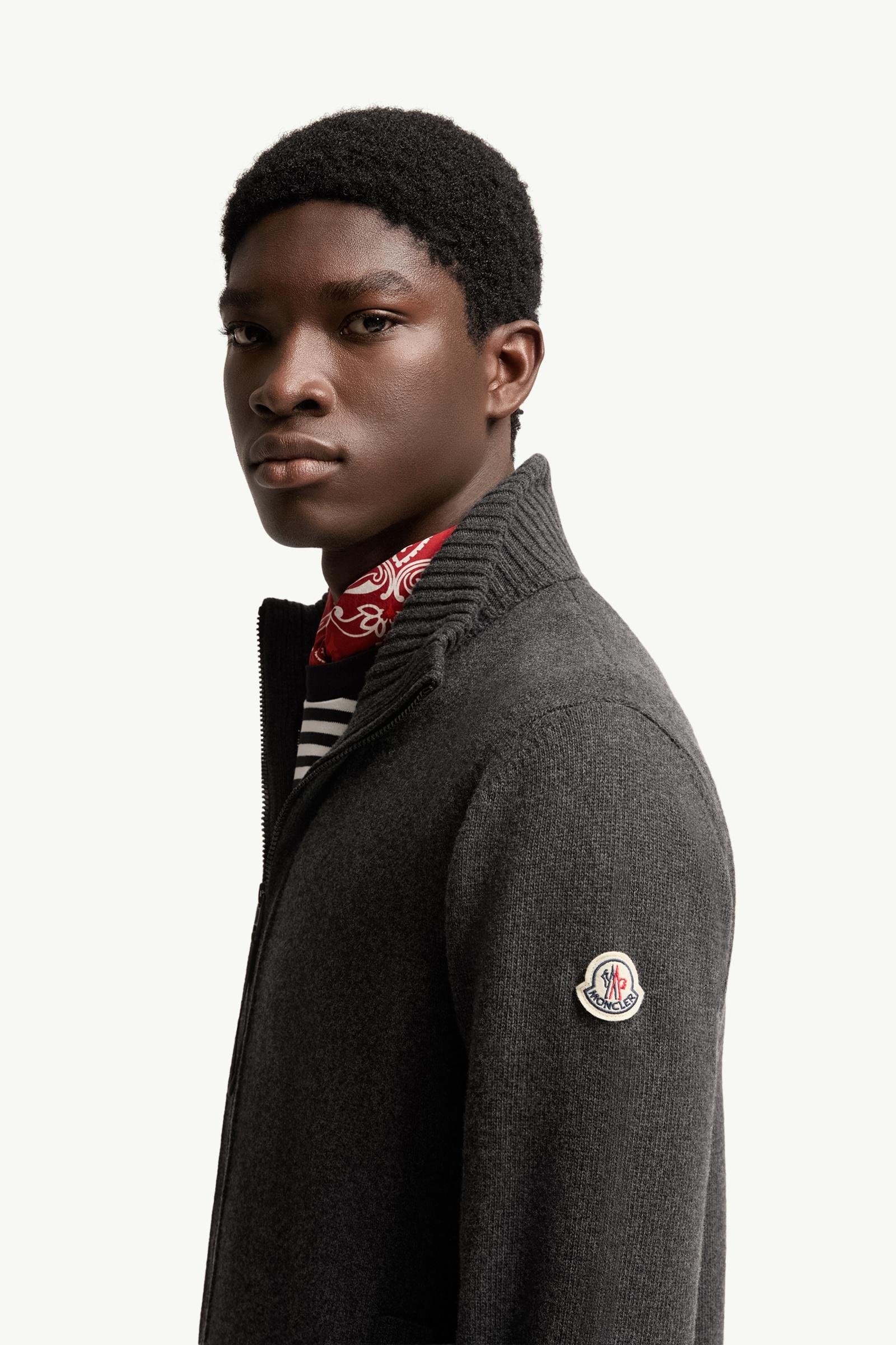 Alternative view of Cashmere & Wool Zip-Up Cardigan