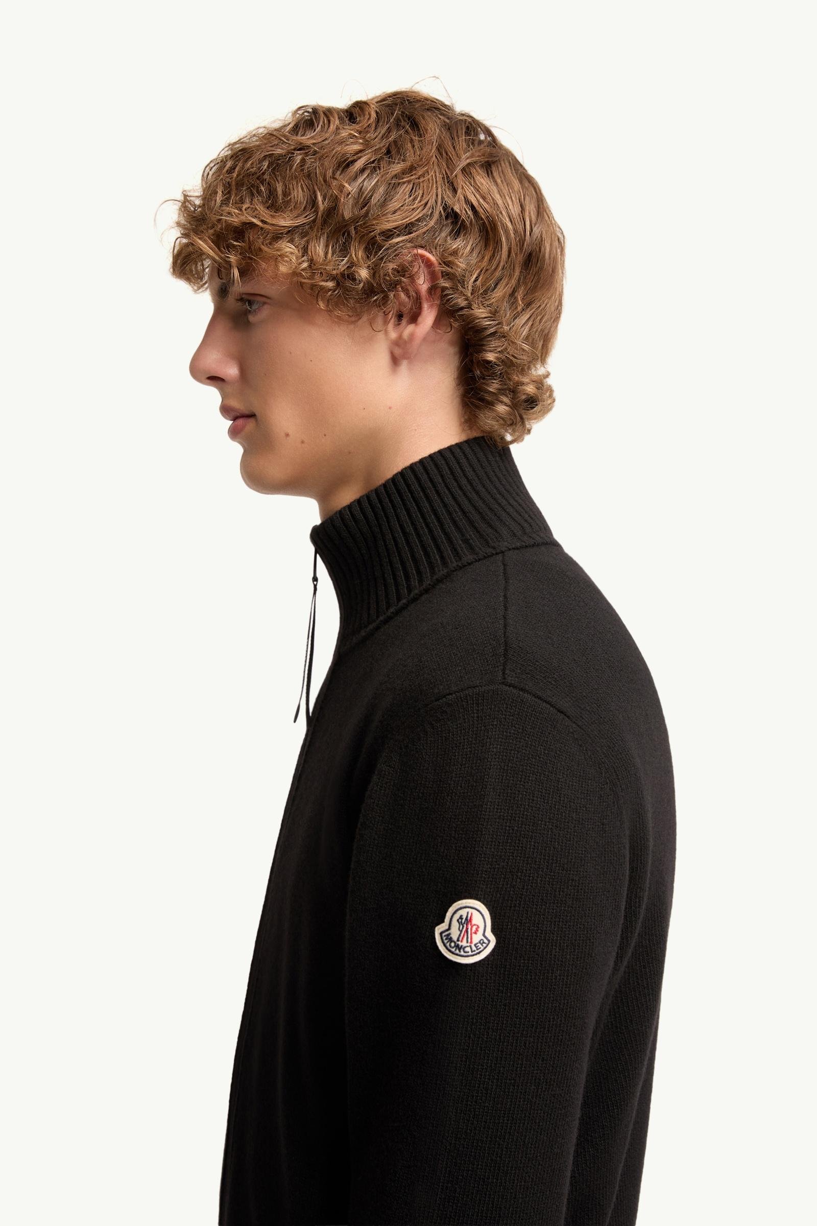 Alternative view of Cashmere & Wool Zip-Up Cardigan