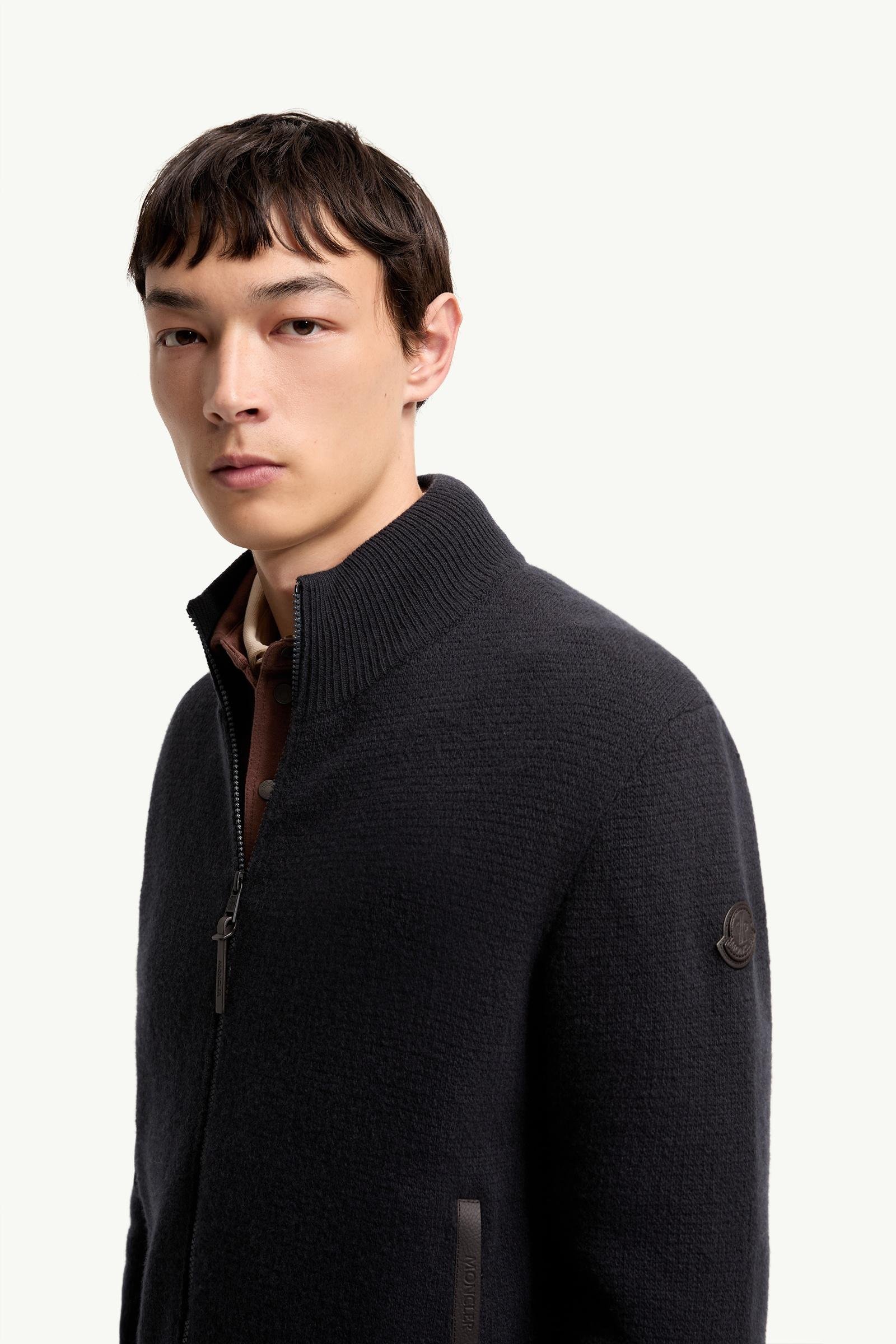 Alternative view of Wool & Cashmere Blend Zip-Up Cardigan