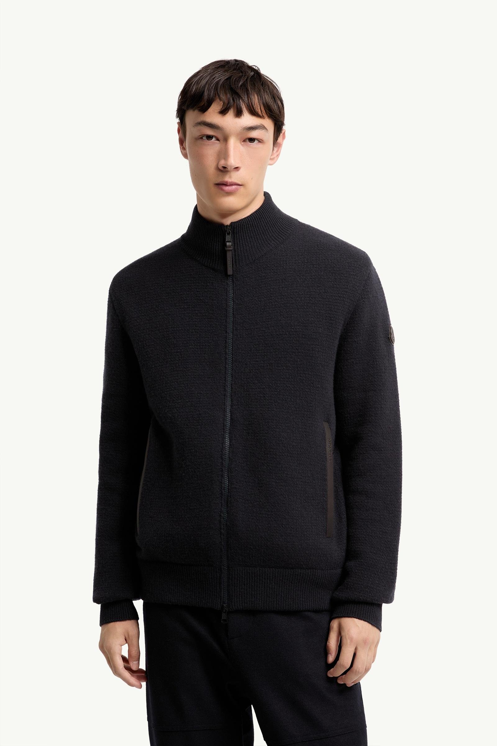 Wool & Cashmere Blend Zip-Up Cardigan - 图片 4