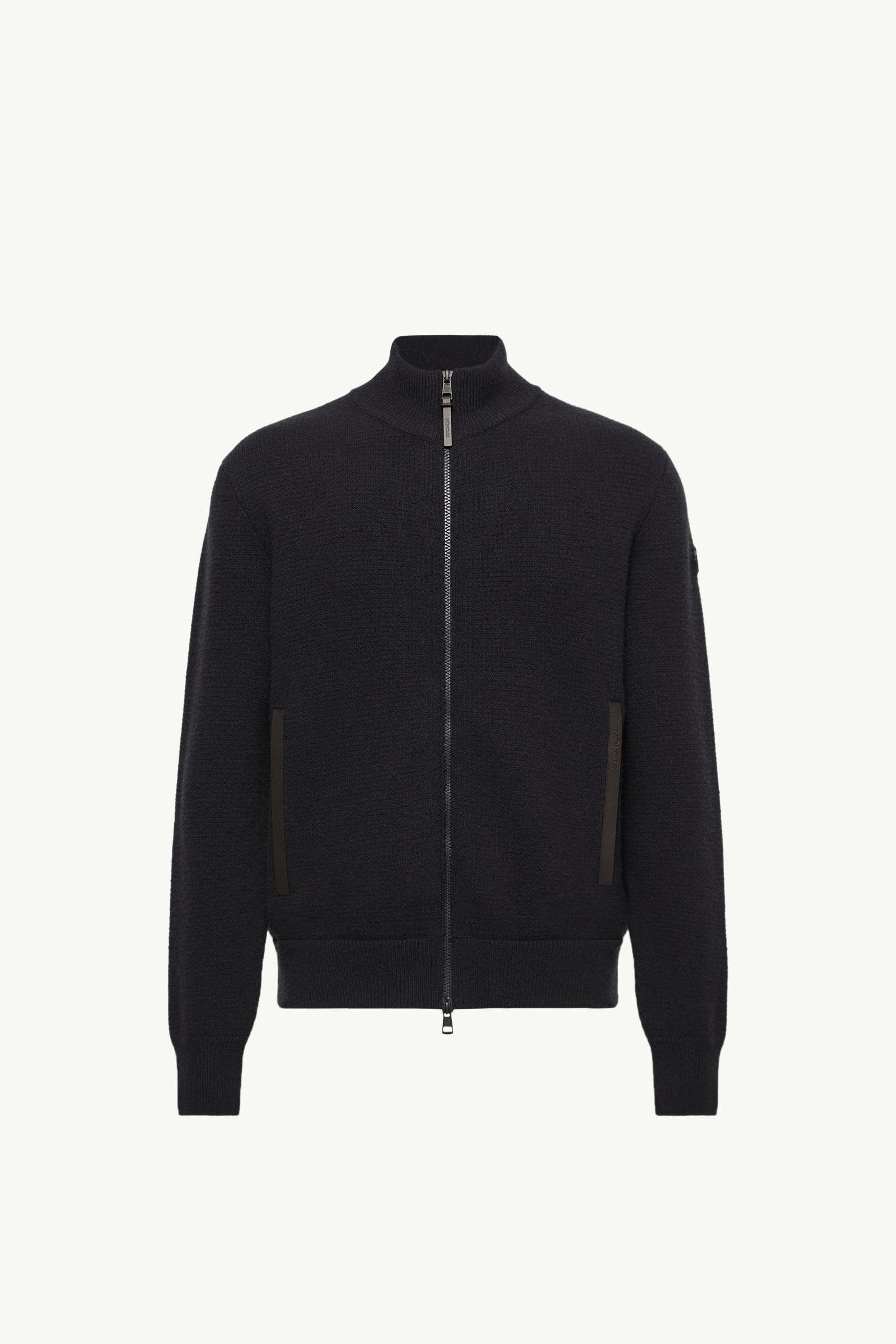 Wool & Cashmere Blend Zip-Up Cardigan - 图片 3
