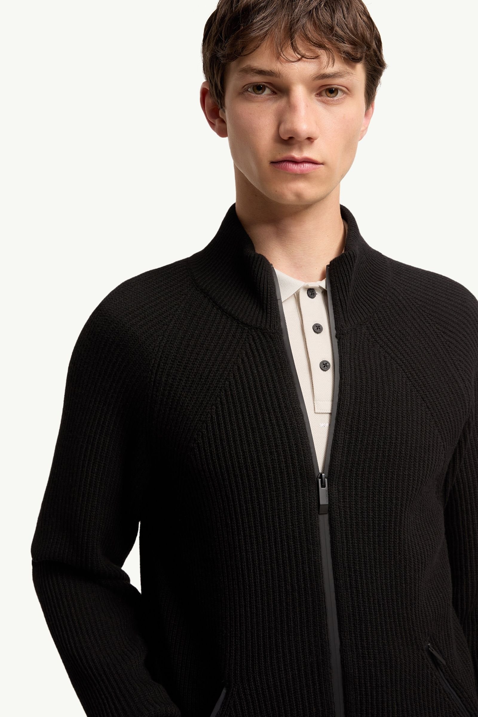 Cashmere Blend Zip-Up Cardigan - 图片 6