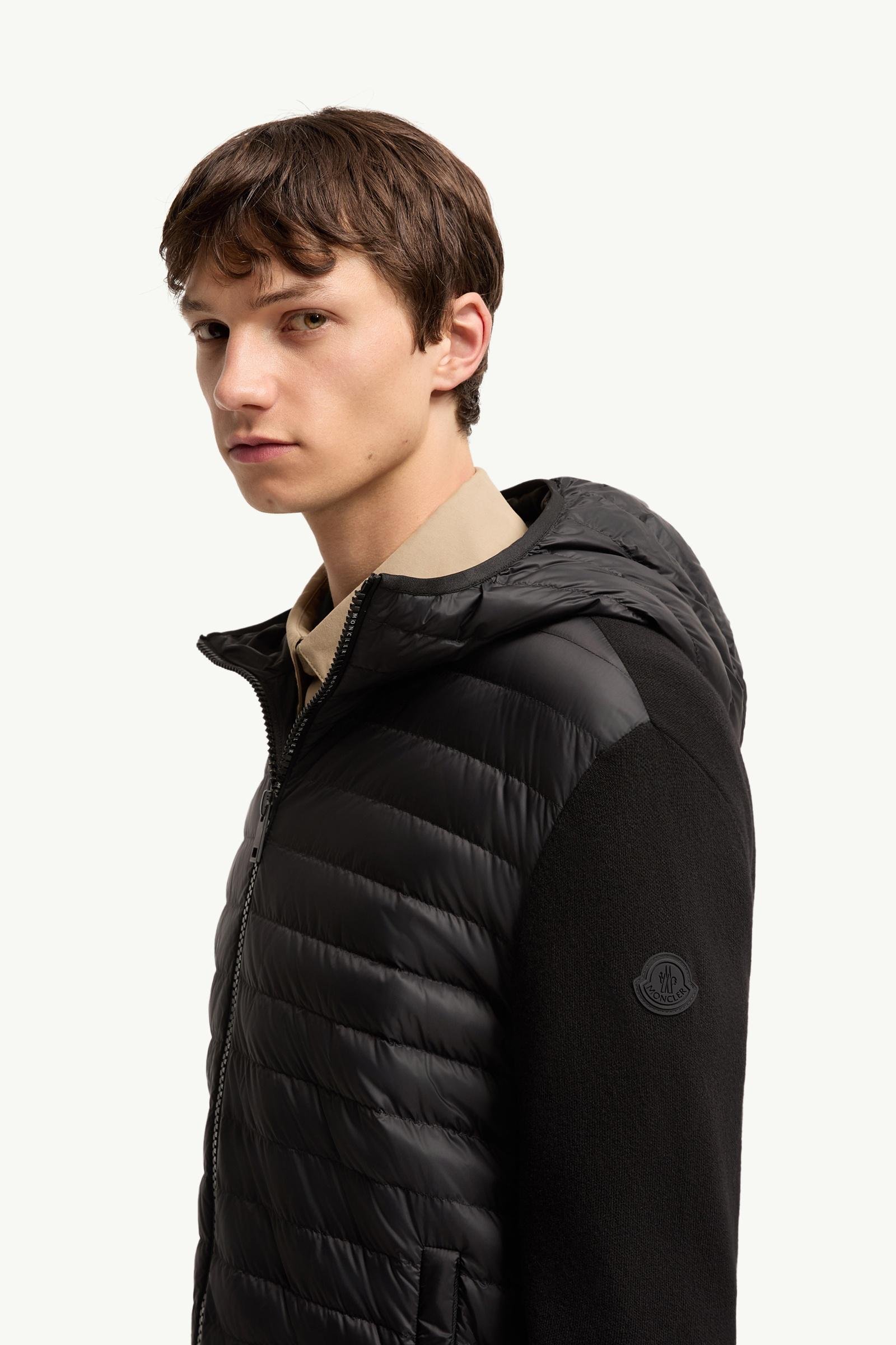Alternative view of Padded Cashmere Blend Cardigan