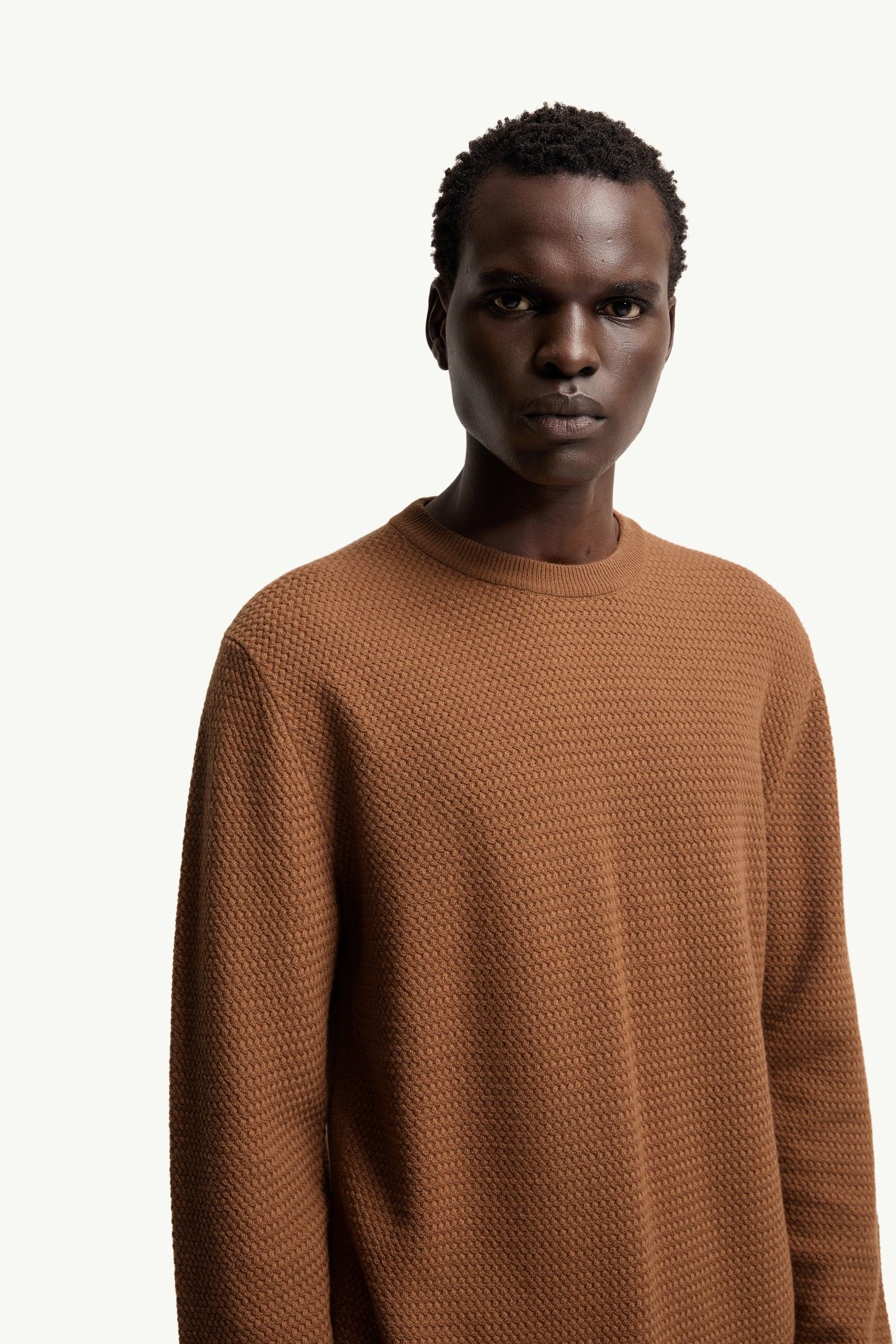 Textured Cashmere & Wool Jumper - 图片 6