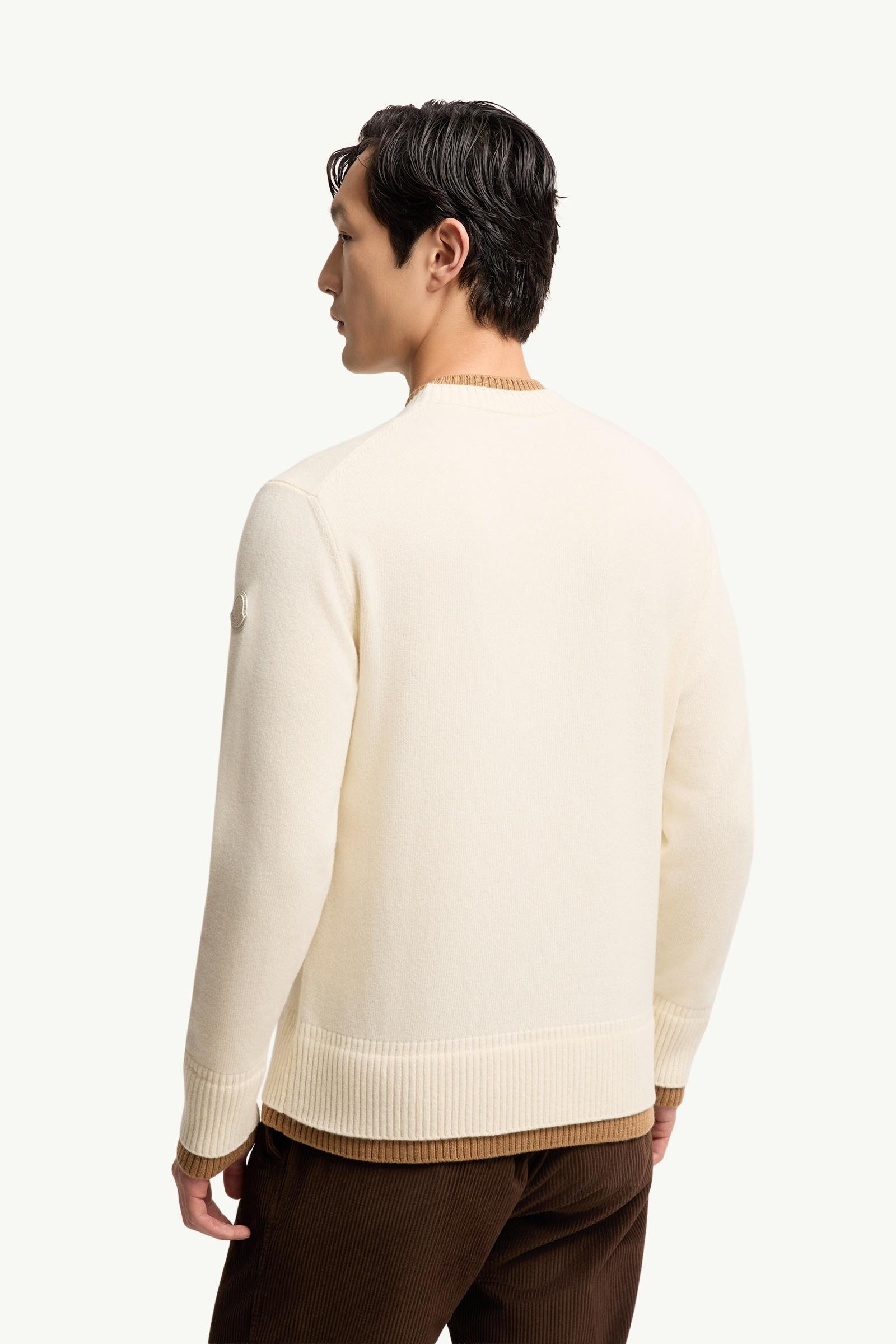 Leather Logo Wool & Cashmere Blend Jumper - 图片 5