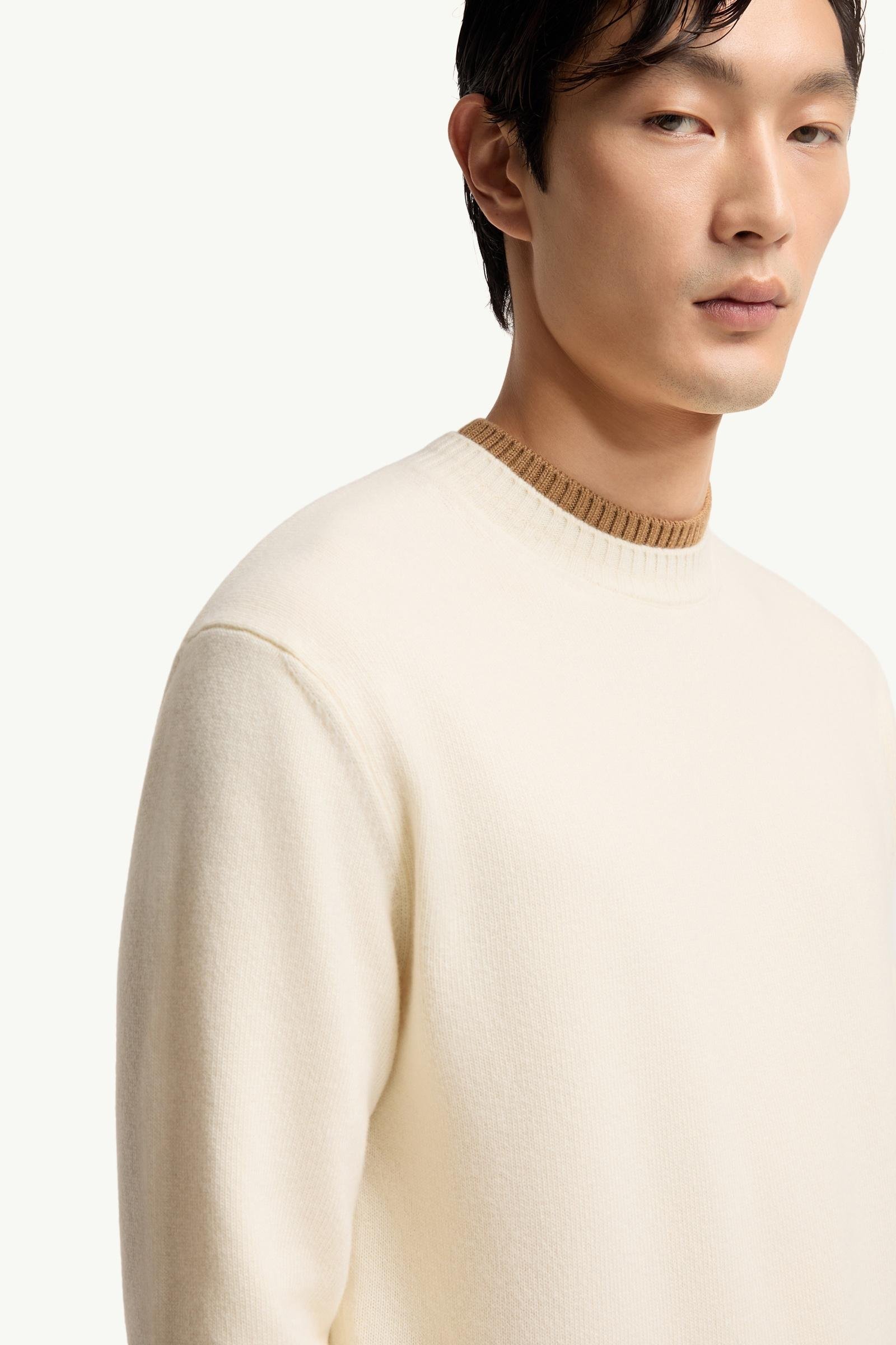 Leather Logo Wool & Cashmere Blend Jumper - 图片 6