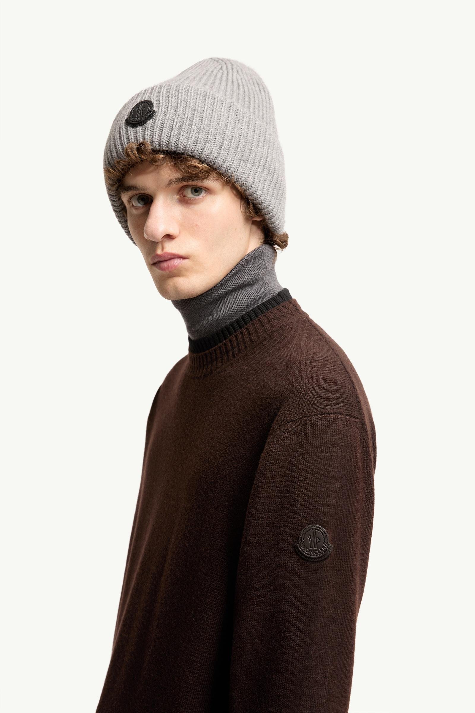 Alternative view of Leather Logo Wool & Cashmere Blend Jumper