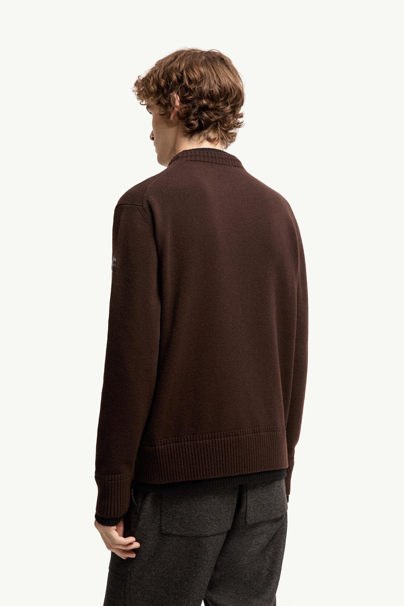 Leather Logo Wool & Cashmere Blend Jumper - 图片 5