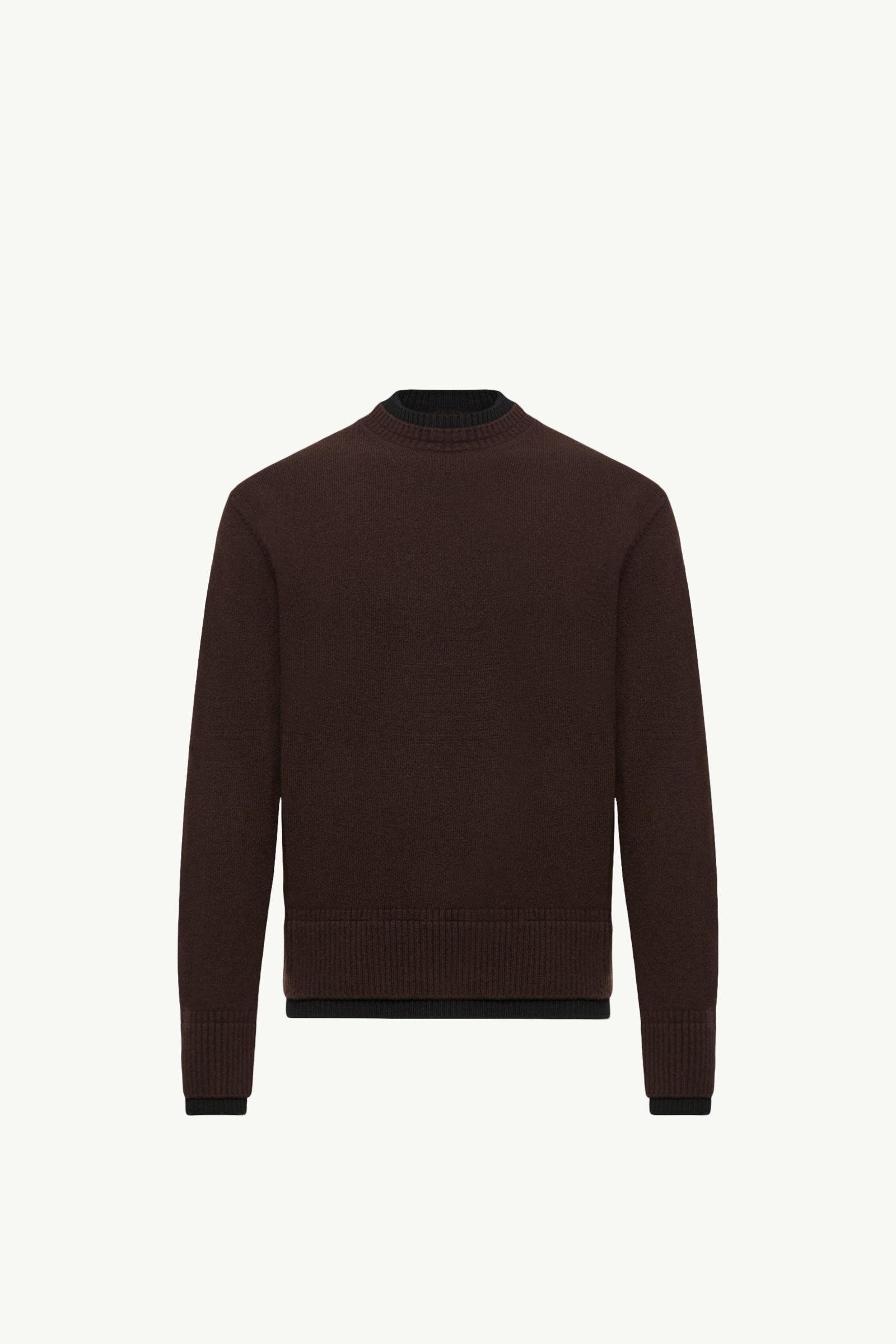 Leather Logo Wool & Cashmere Blend Jumper - 图片 3