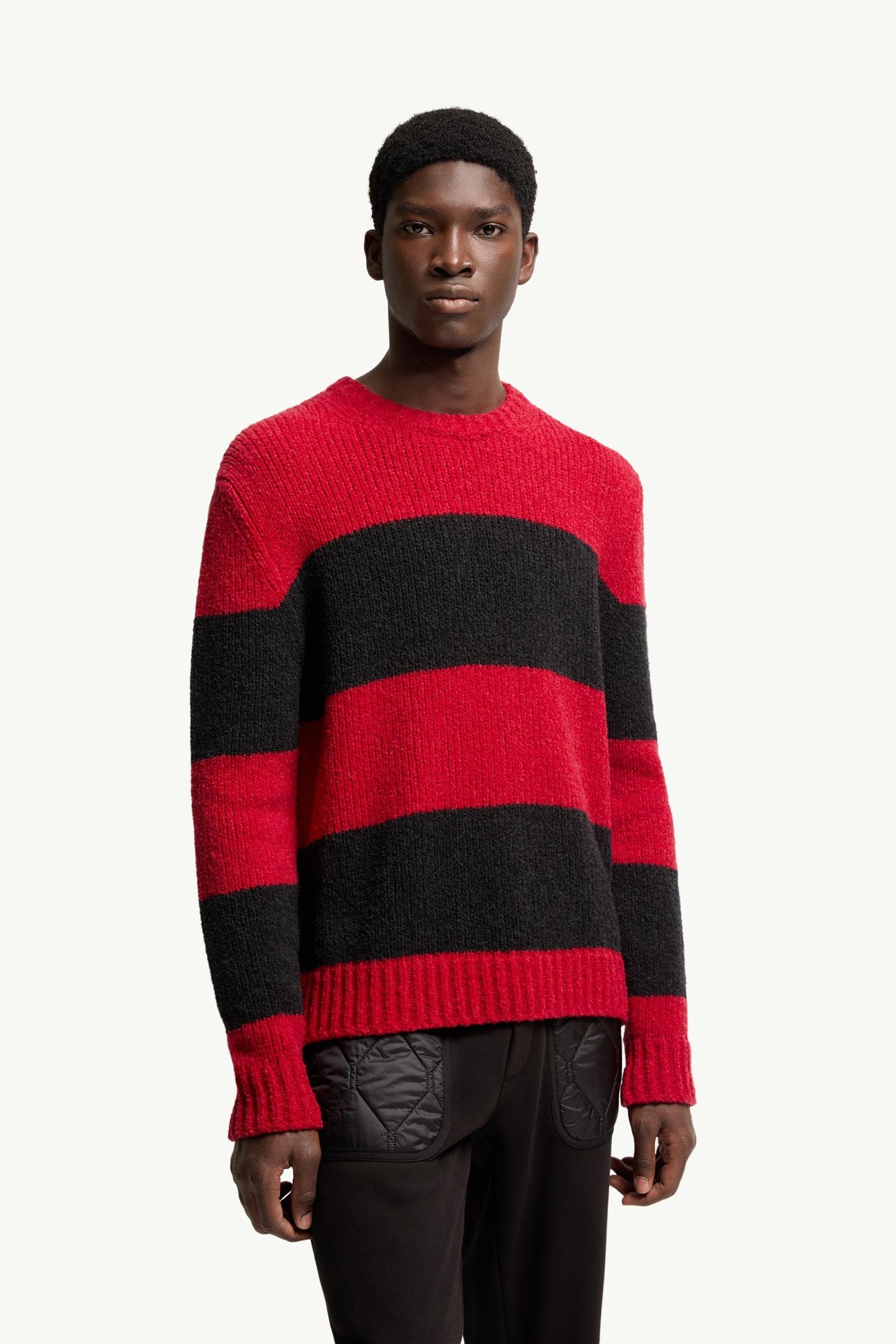 Striped Wool Blend Bouclé Jumper - 图片 4
