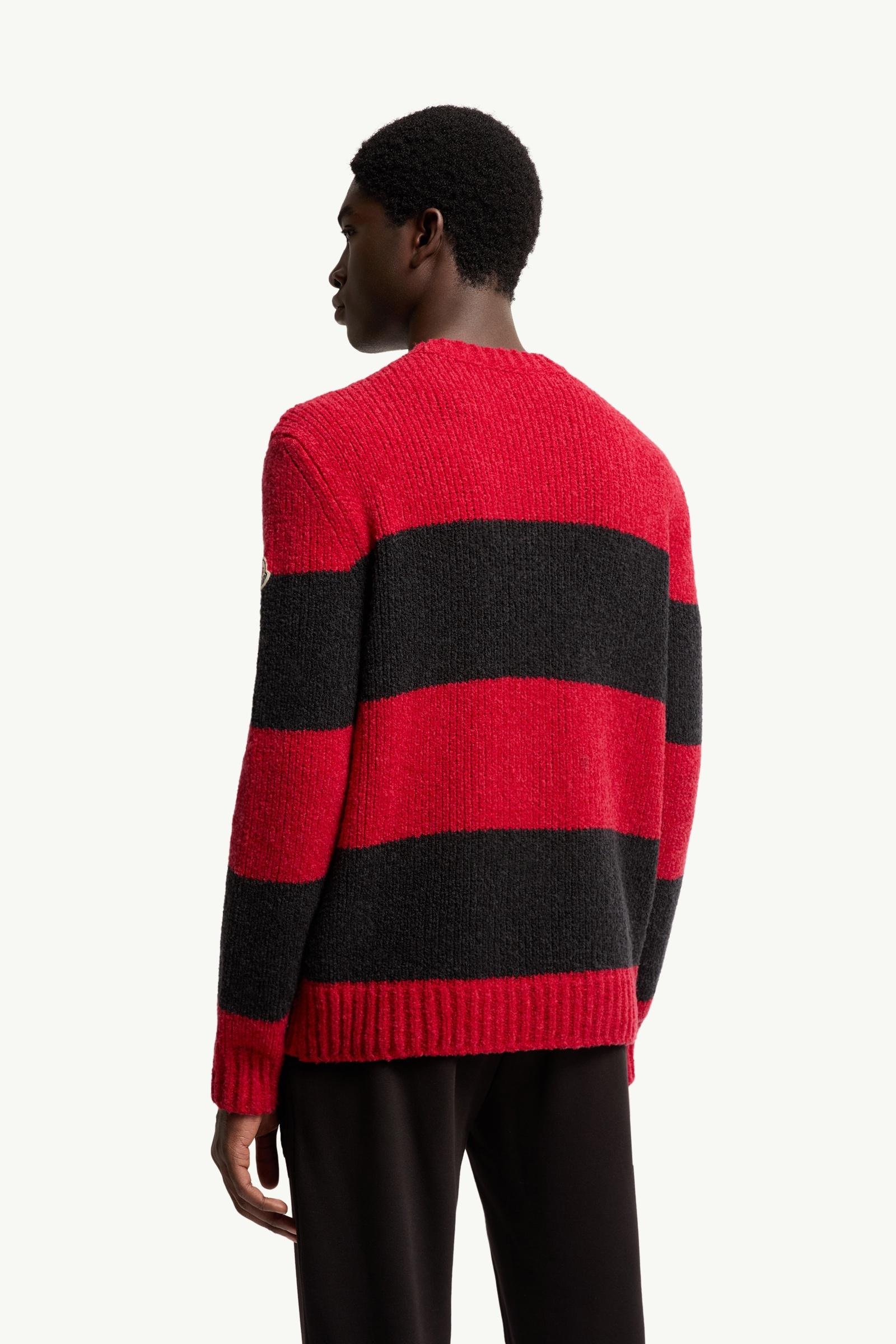 Striped Wool Blend Bouclé Jumper - 图片 5