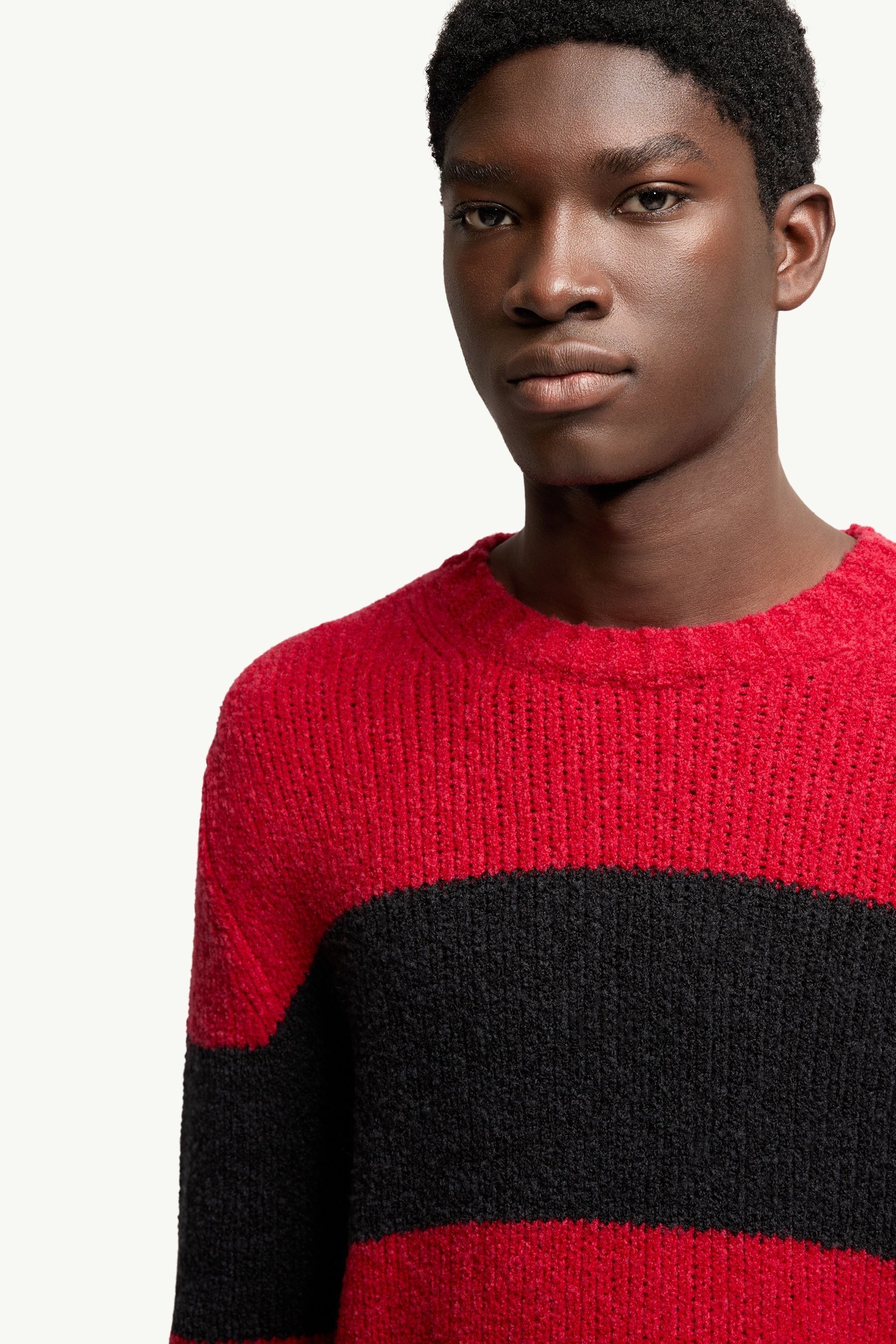 Striped Wool Blend Bouclé Jumper - 图片 6