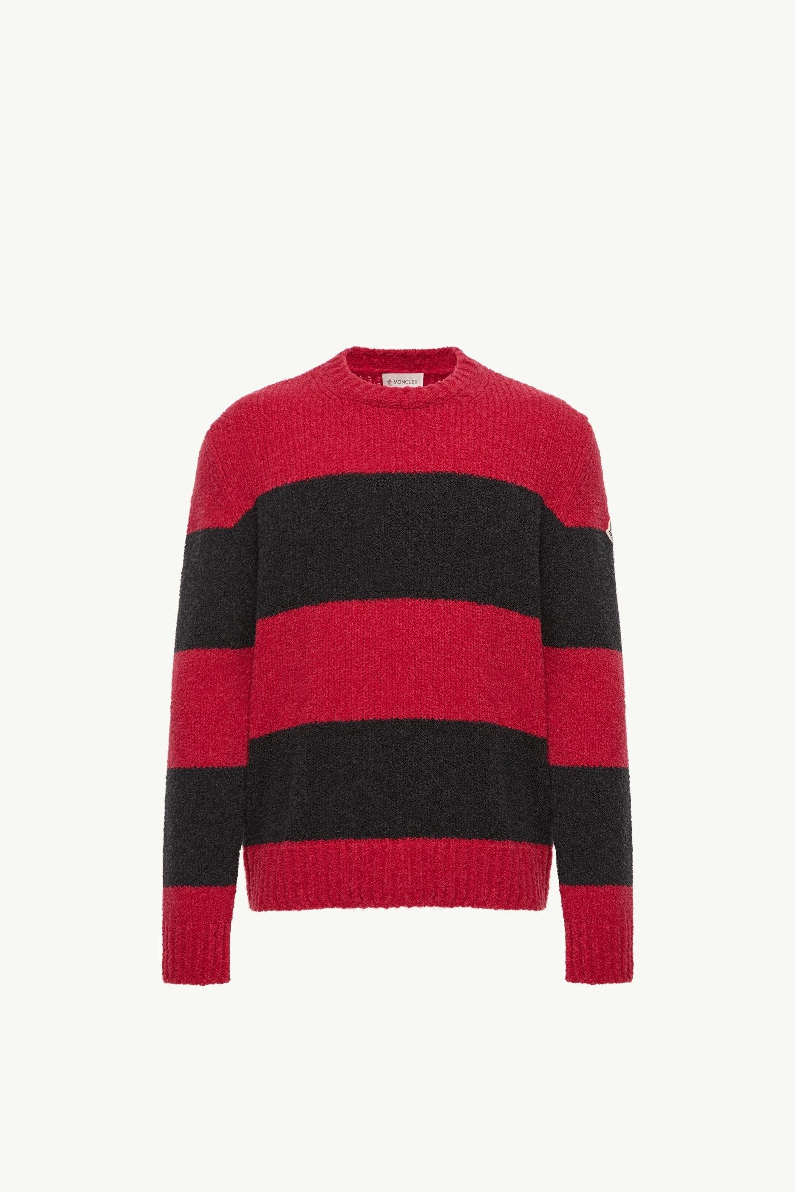Striped Wool Blend Bouclé Jumper - 图片 3