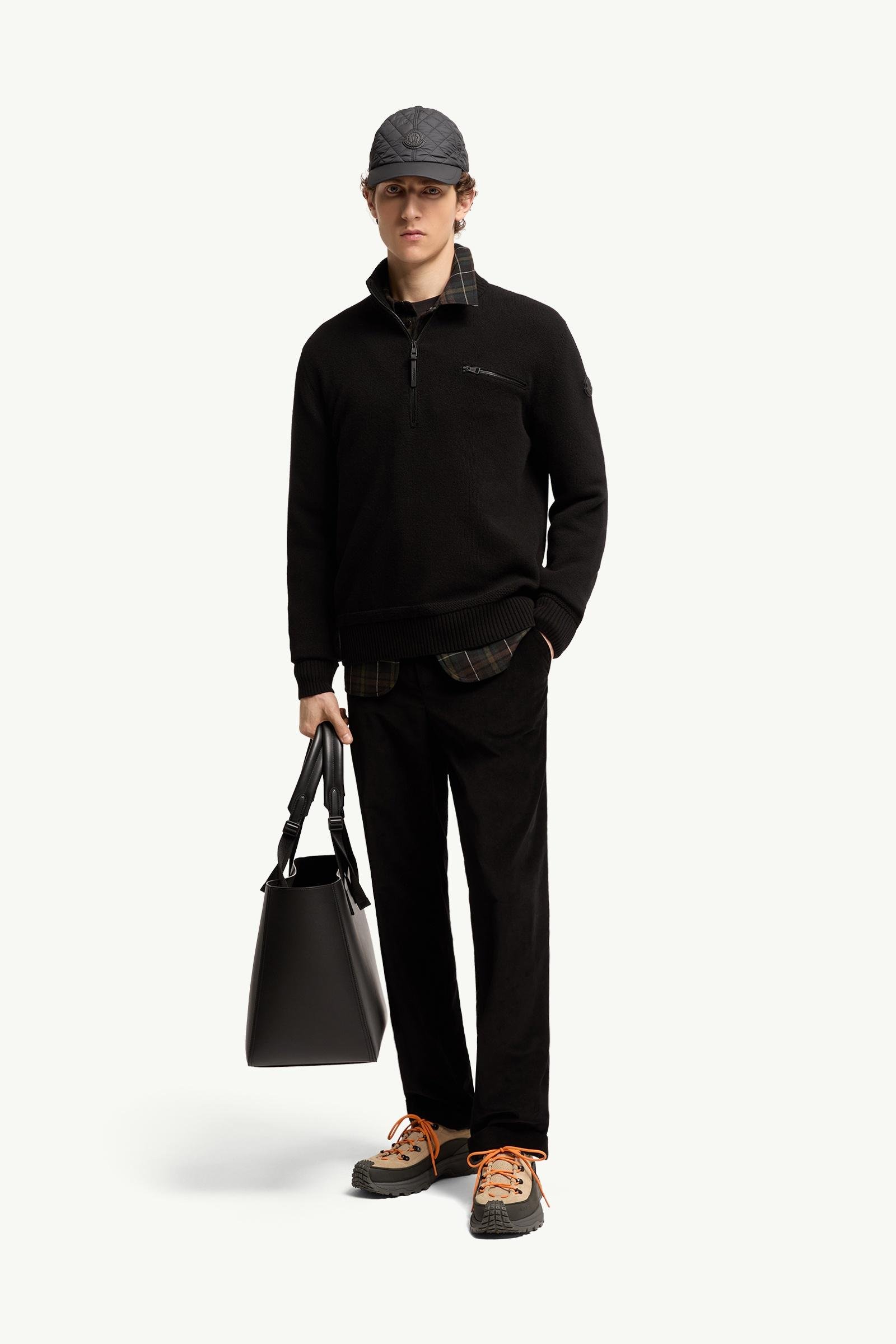 Wool & Cashmere Blend Polo Neck Jumper