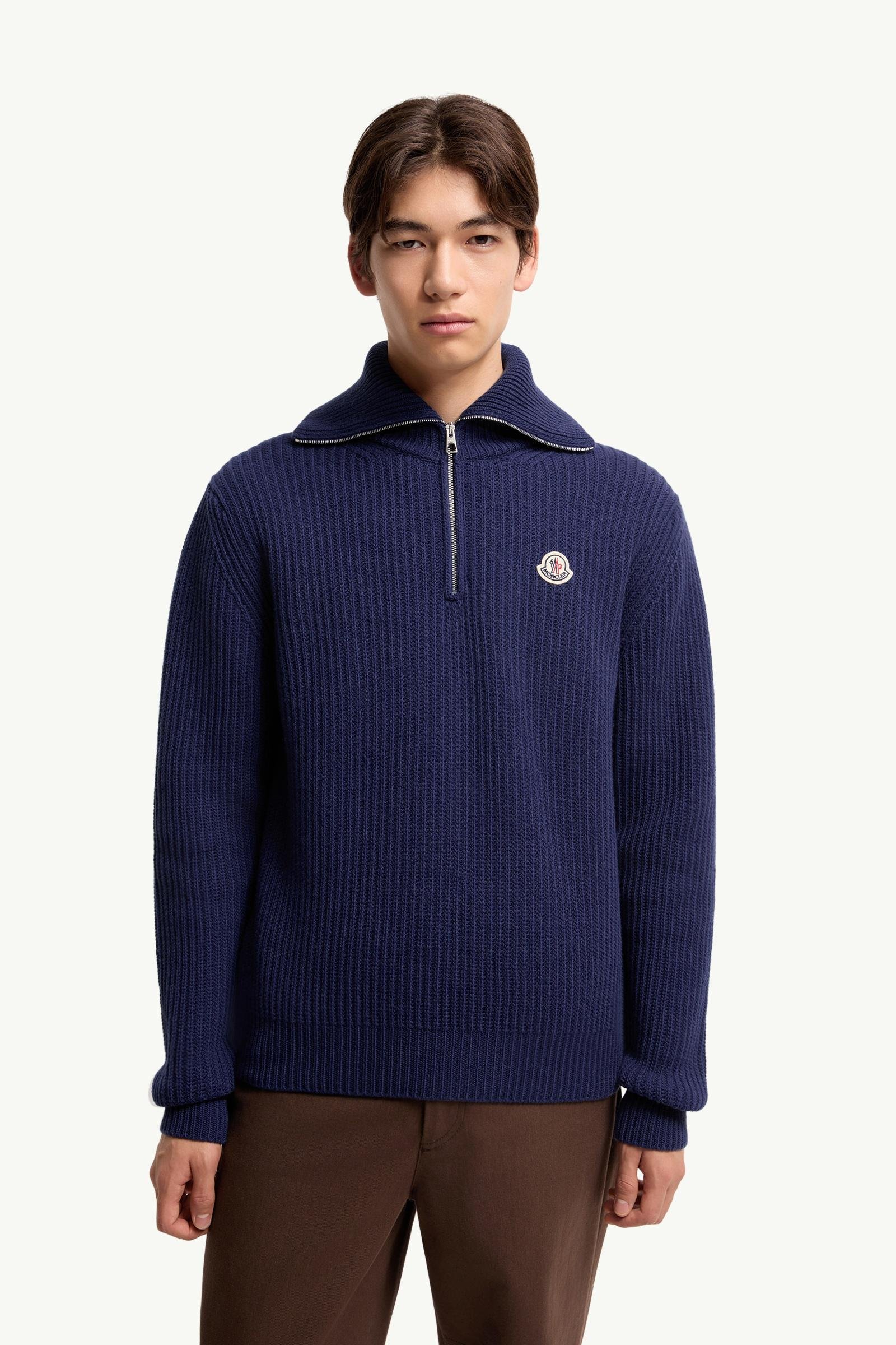 Logo Rib Wool Turtleneck - 图片 4