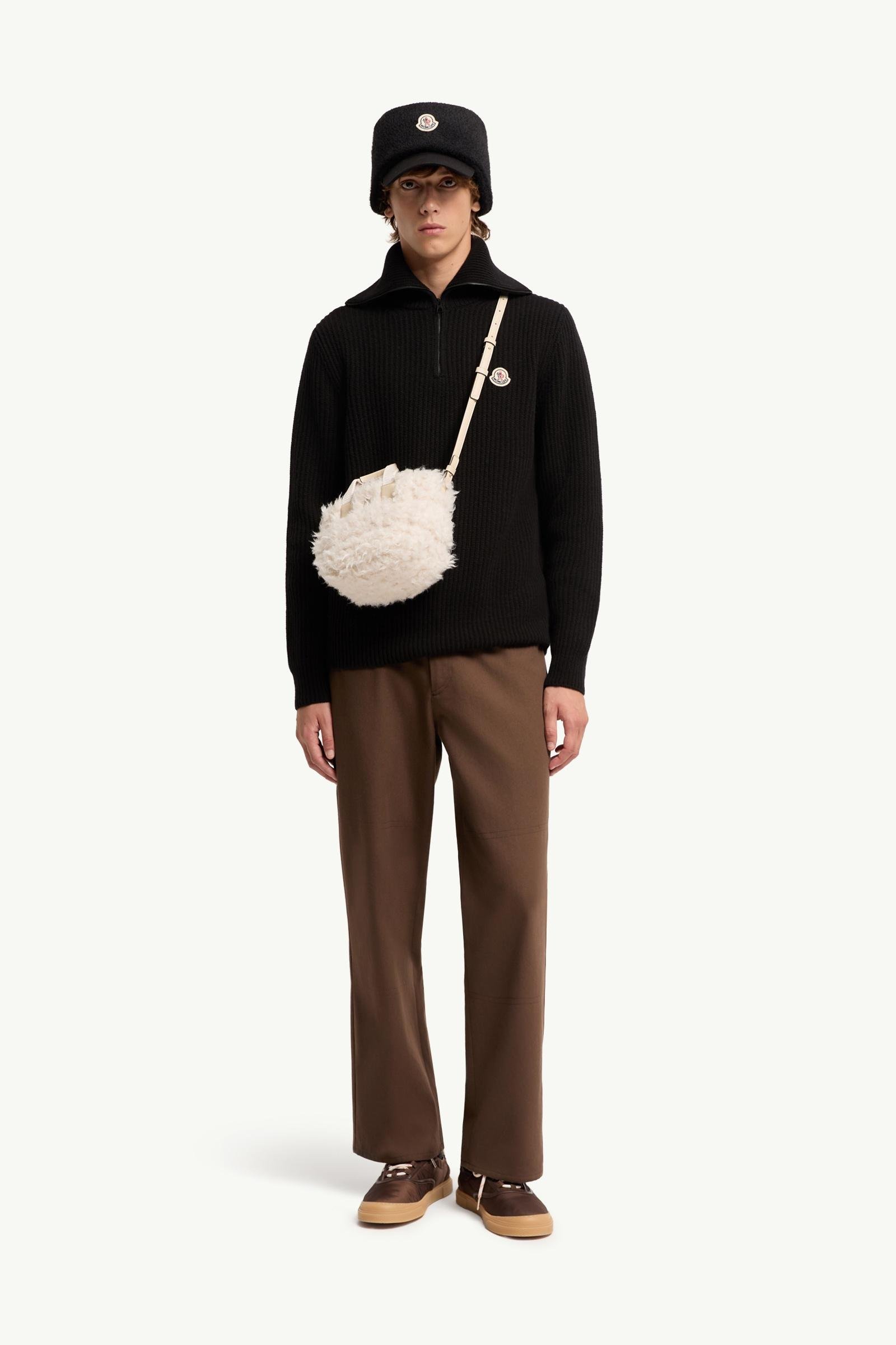 Logo Rib Wool Turtleneck