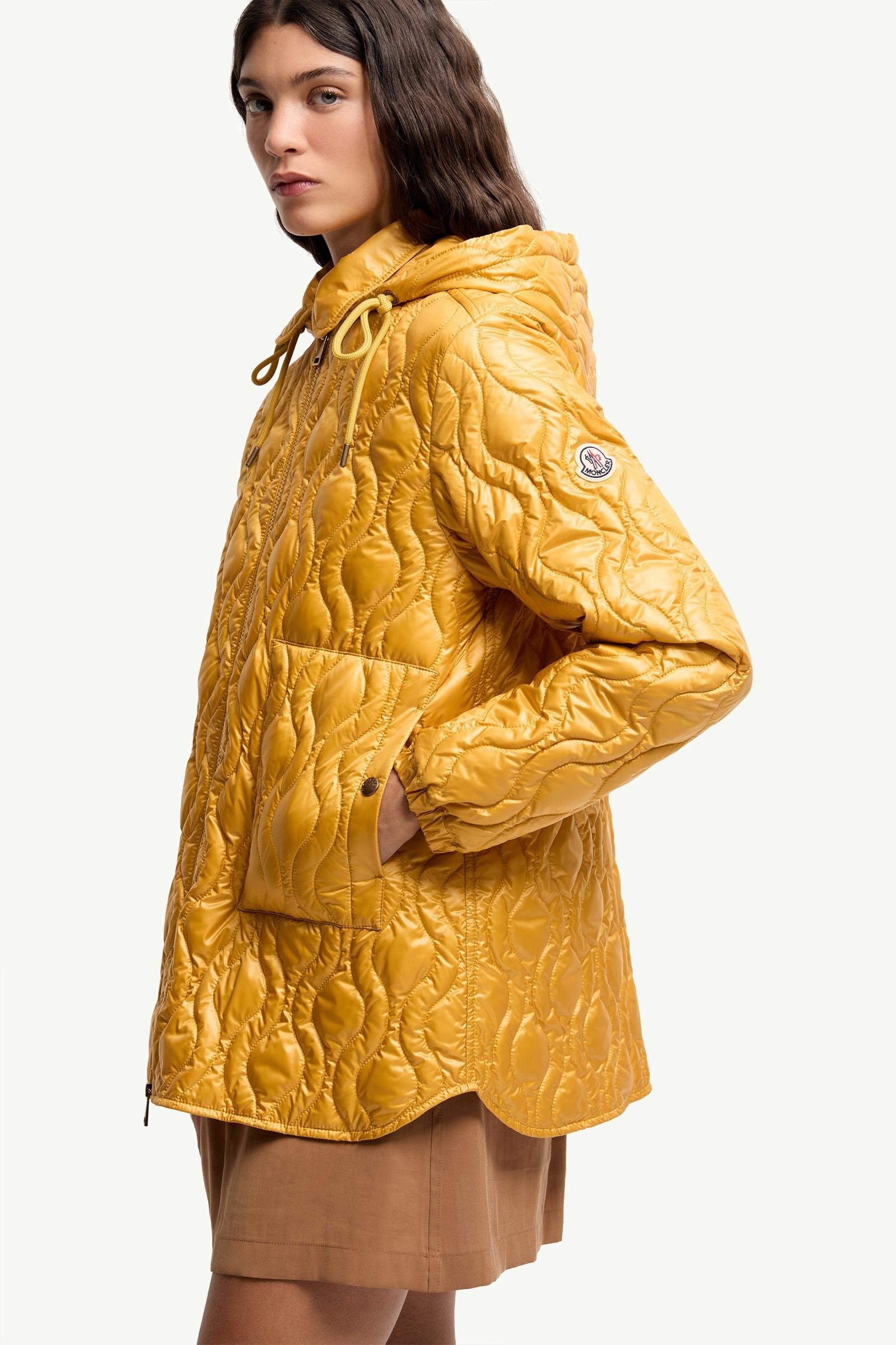Balette Geometric Quilted Mid-Length Down Jacket - 图片 6
