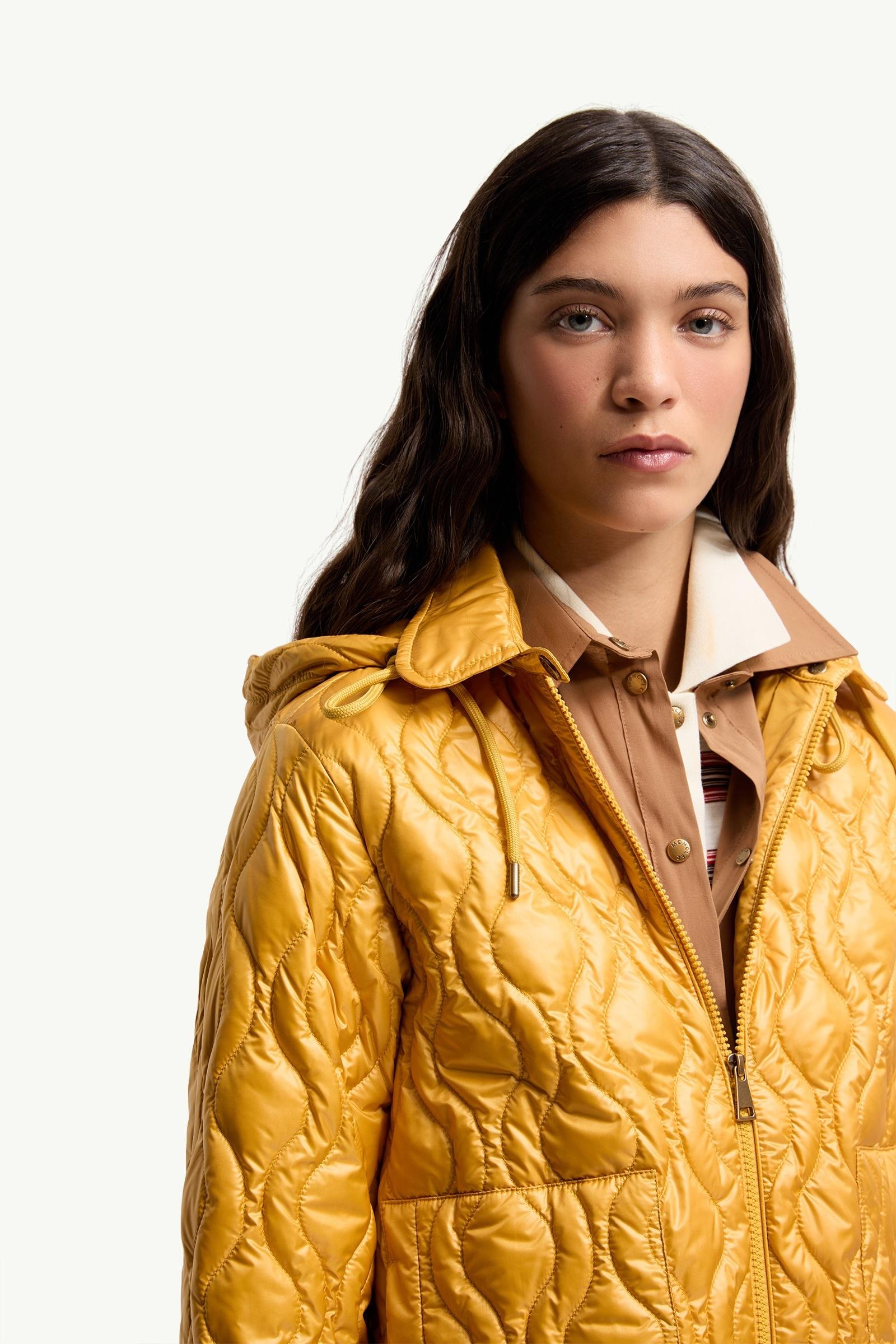 Balette Geometric Quilted Mid-Length Down Jacket - 图片 7
