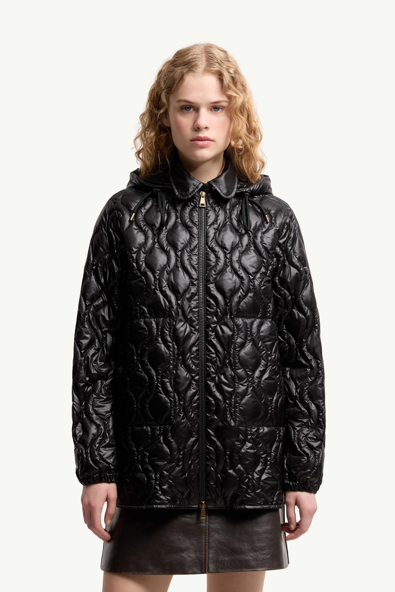 Balette Geometric Quilted Mid-Length Down Jacket - 图片 4