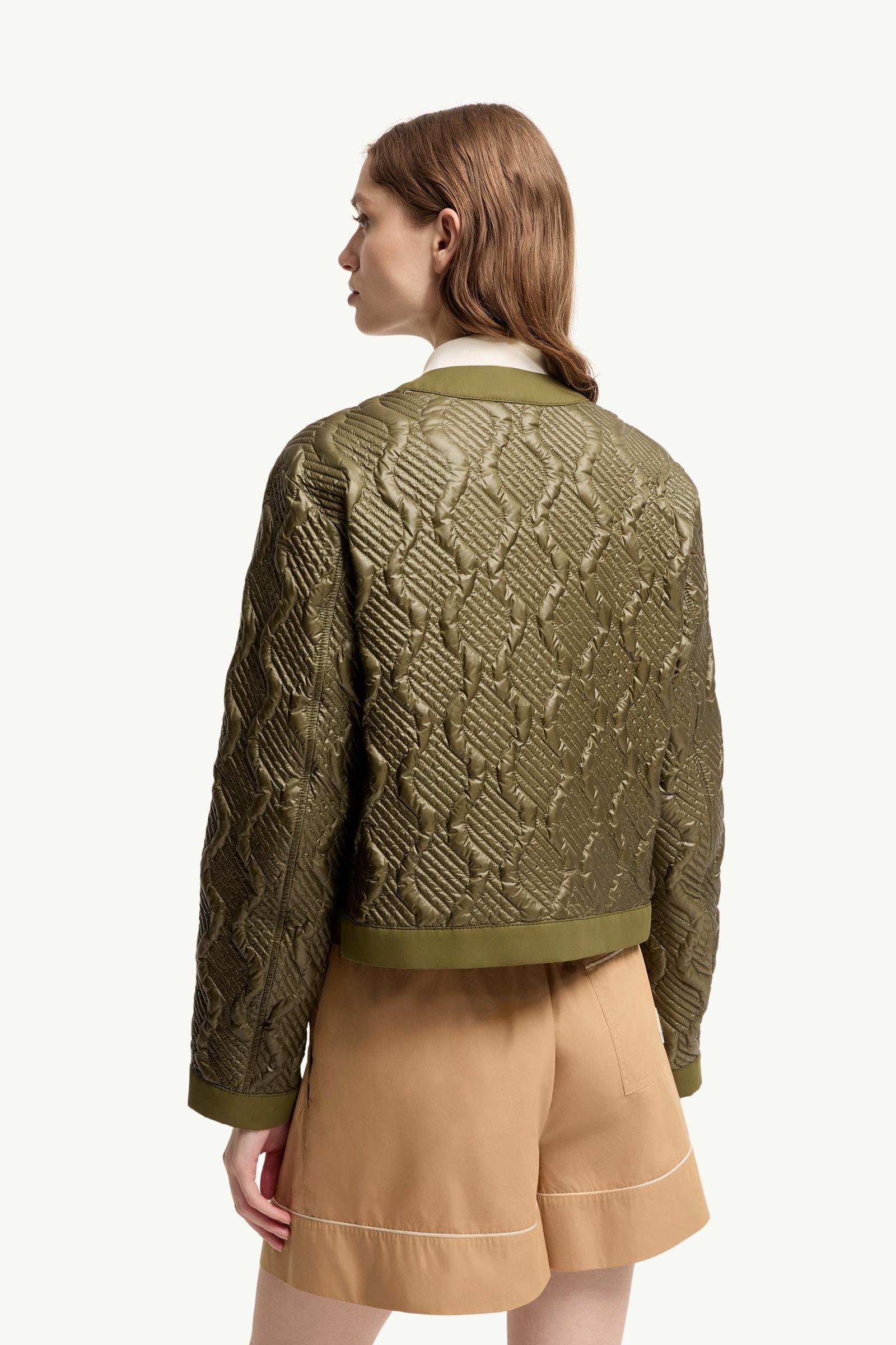 Libellule Geometric Quilted Short Down Jacket - 图片 5