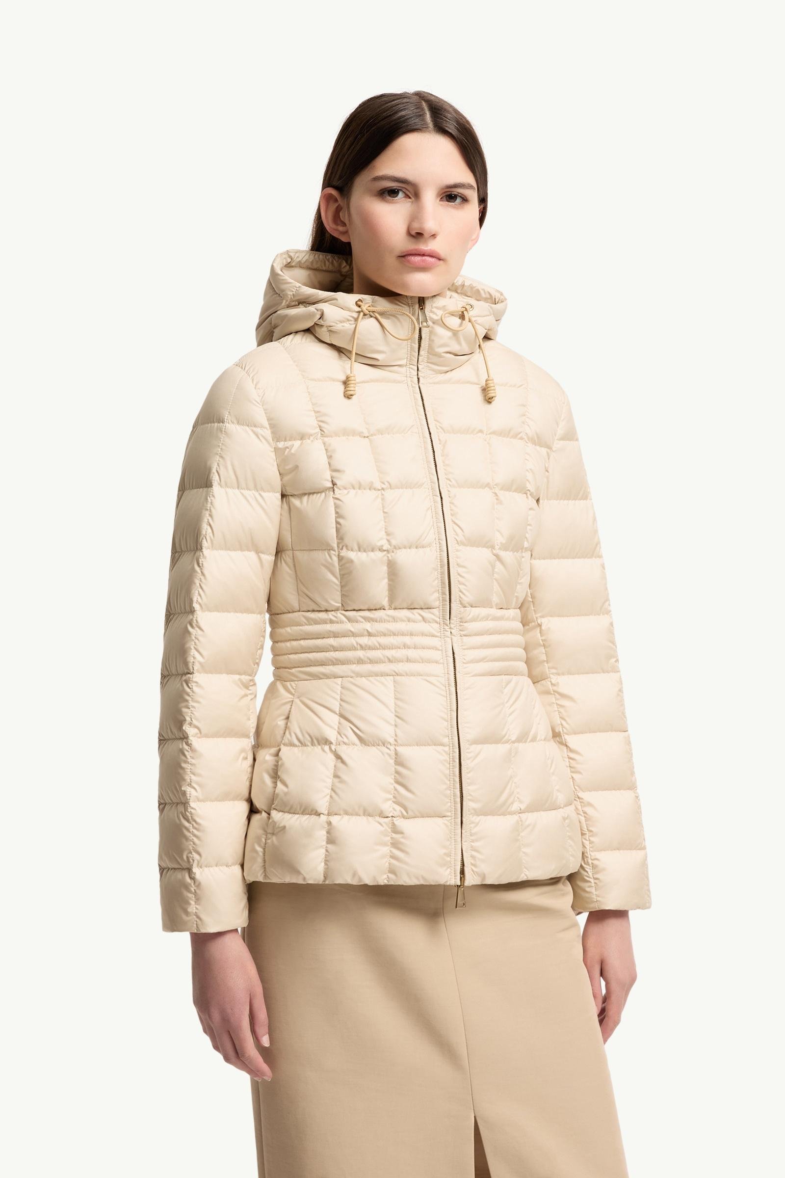 Engoulevent Square Quilted Hooded Short Down Jacket - 图片 4