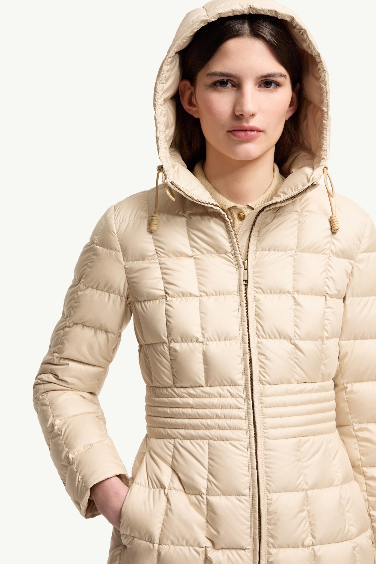 Engoulevent Square Quilted Hooded Short Down Jacket - 图片 6