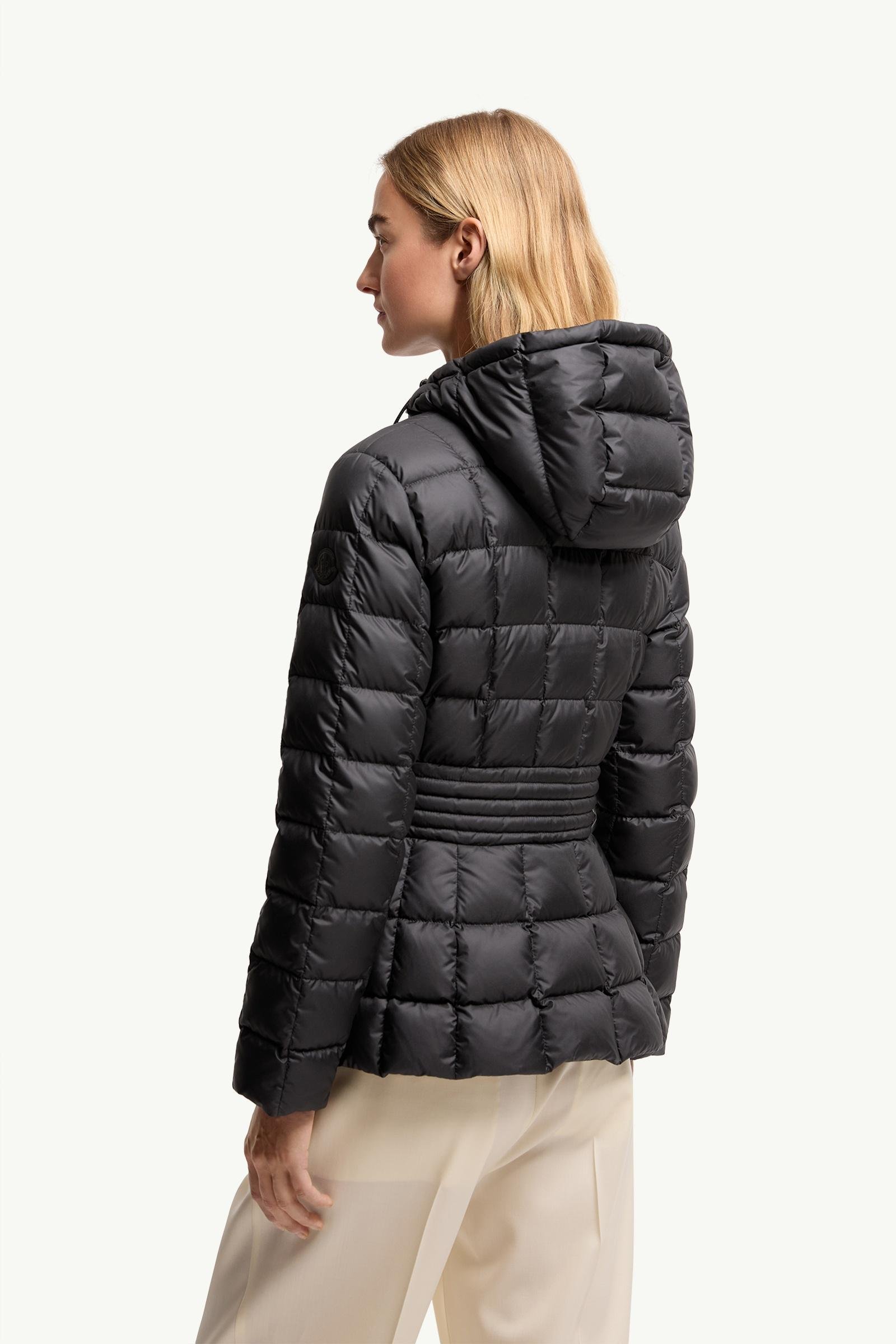 Engoulevent Square Quilted Hooded Short Down Jacket - 图片 5