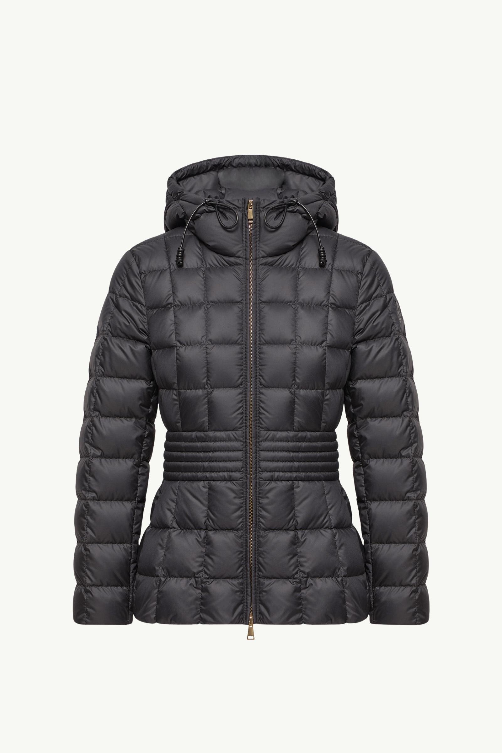 Engoulevent Square Quilted Hooded Short Down Jacket - 图片 3
