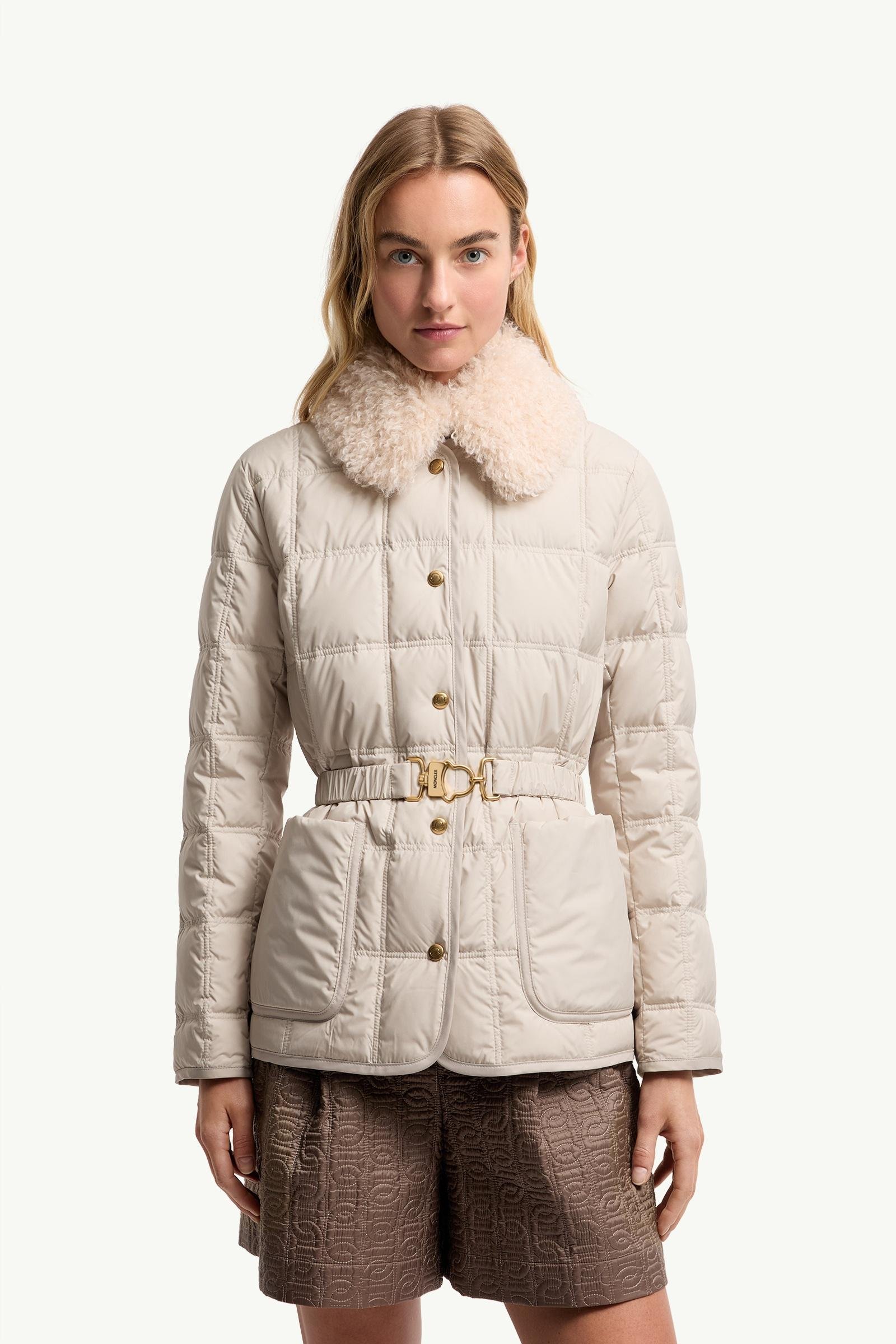 Cygnes Belted Short Down Jacket - 图片 4