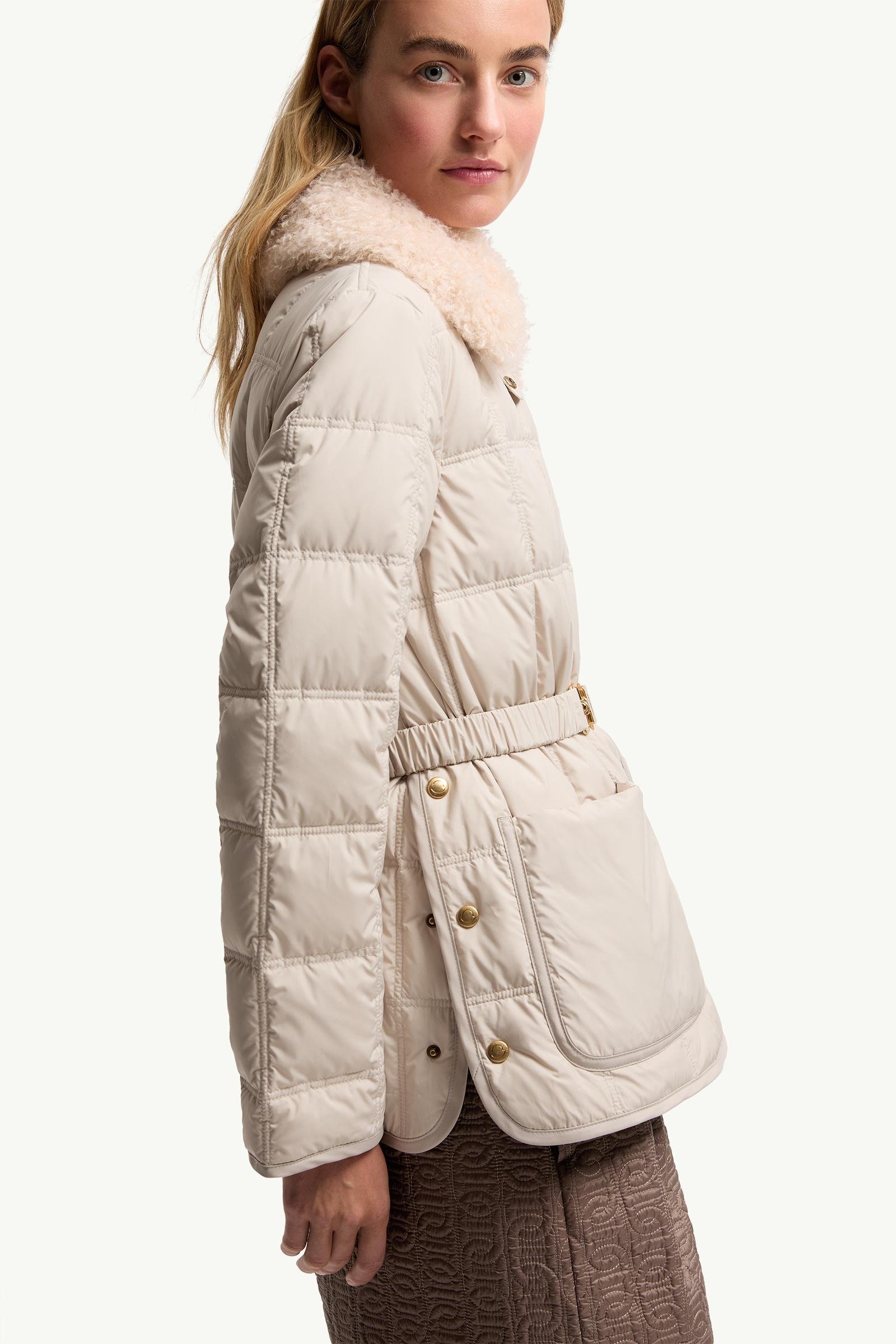 Cygnes Belted Short Down Jacket - 图片 6
