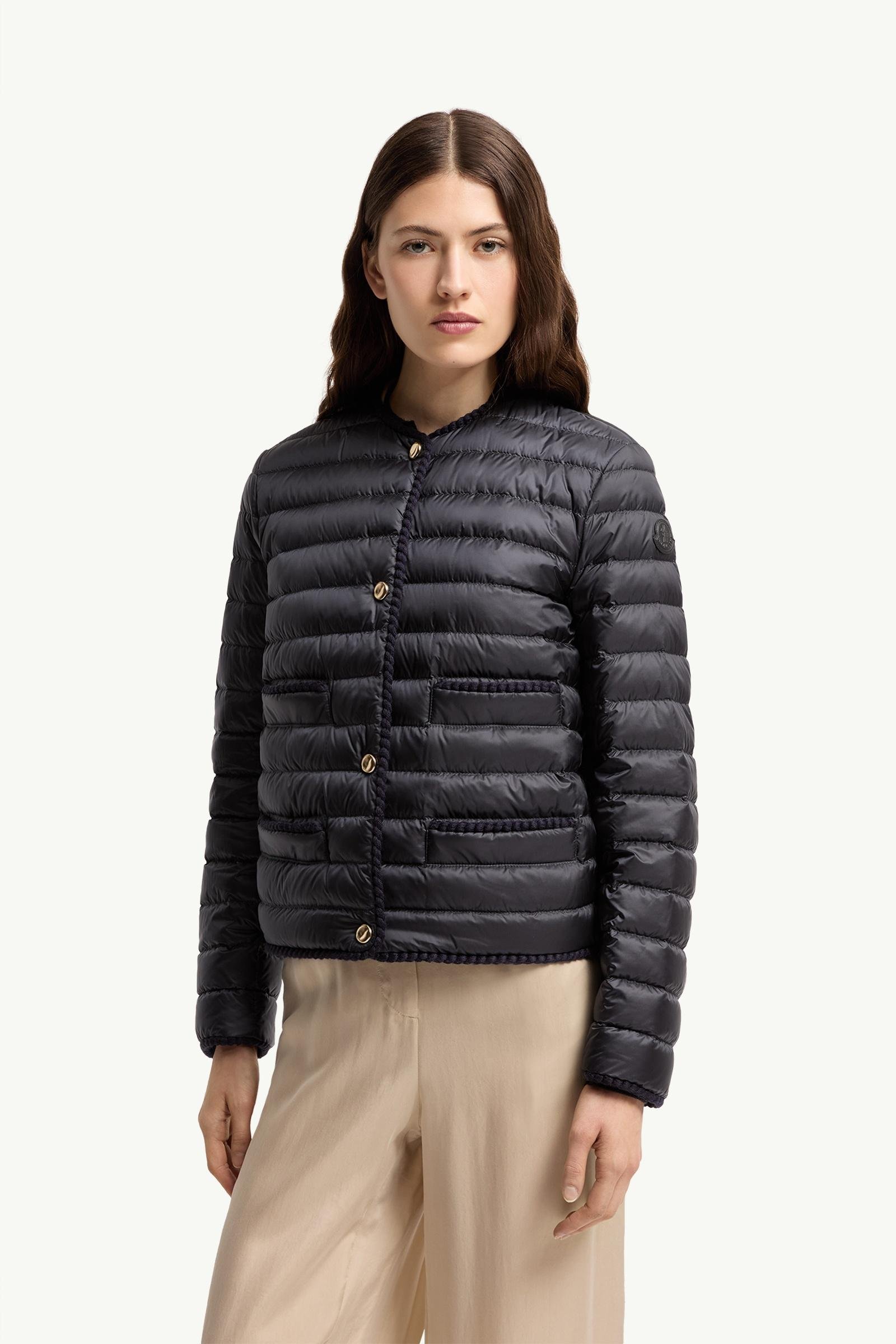 Circaete Braided Trim Short Down Jacket - 图片 4