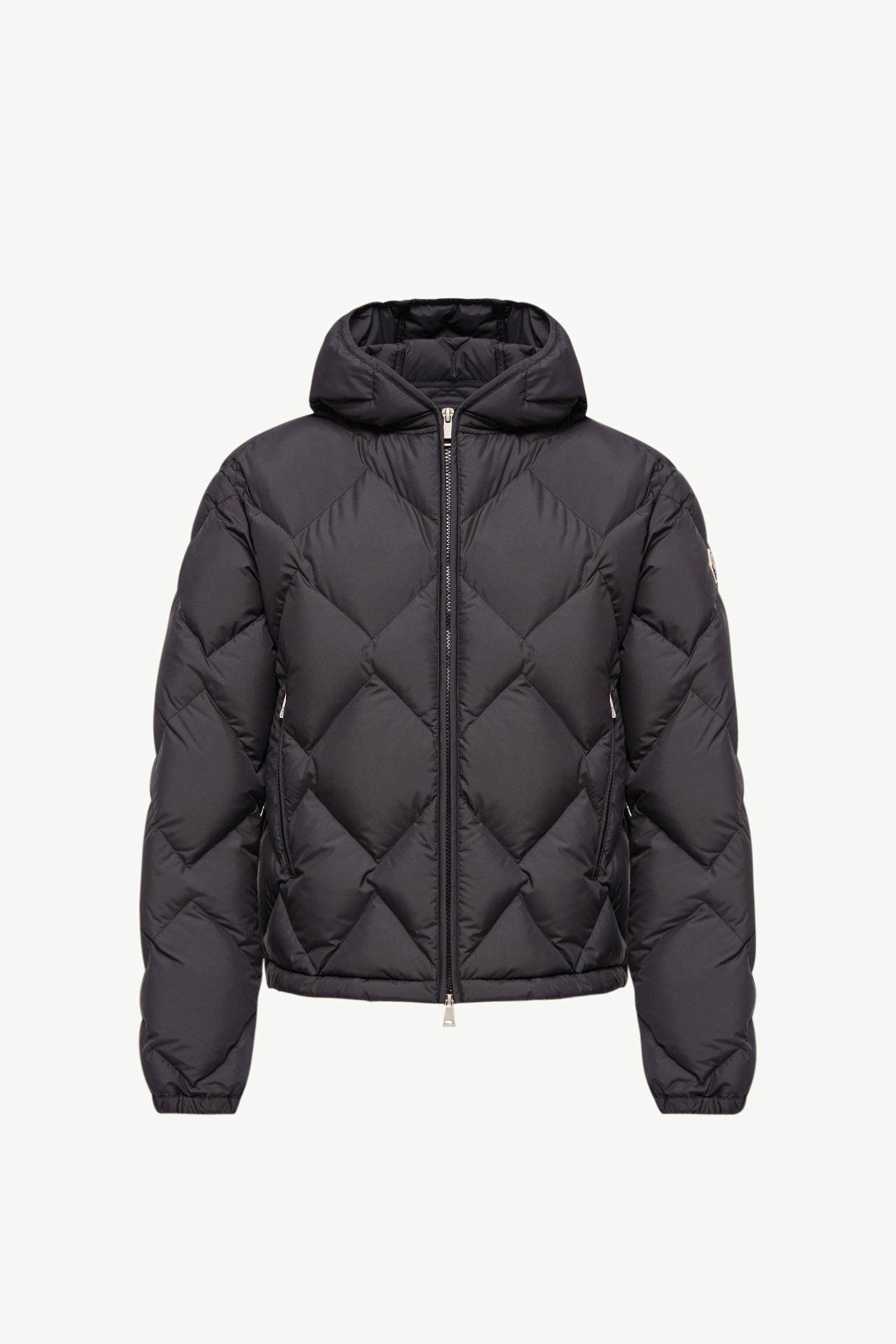Arvouinne Hooded Triangle-Quilted Short Down Jacket - 图片 3