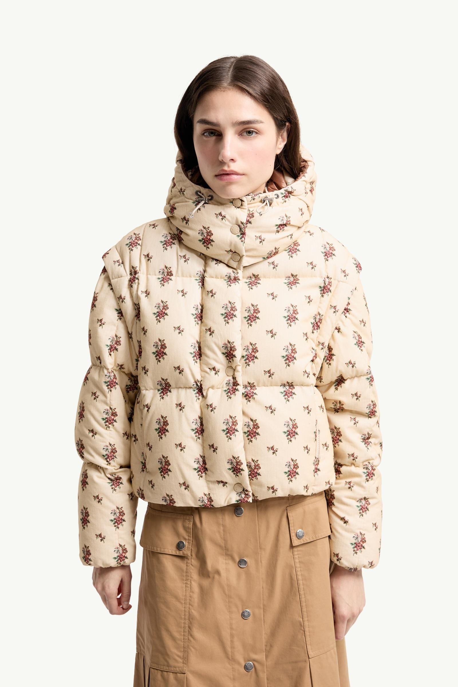 Torcol Floral Hooded 2-in-1 Down Jacket - 图片 4