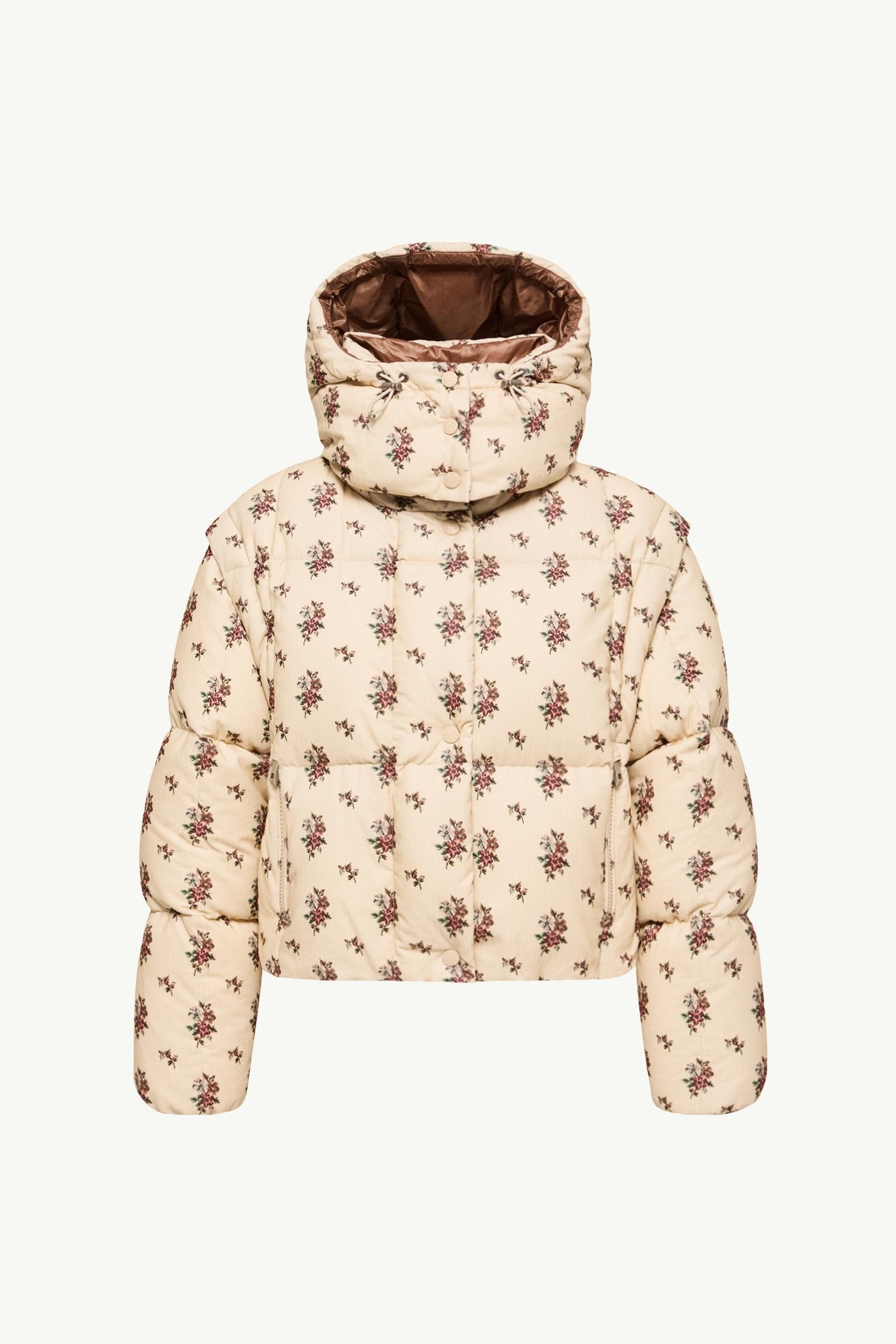 Torcol Floral Hooded 2-in-1 Down Jacket - 图片 3