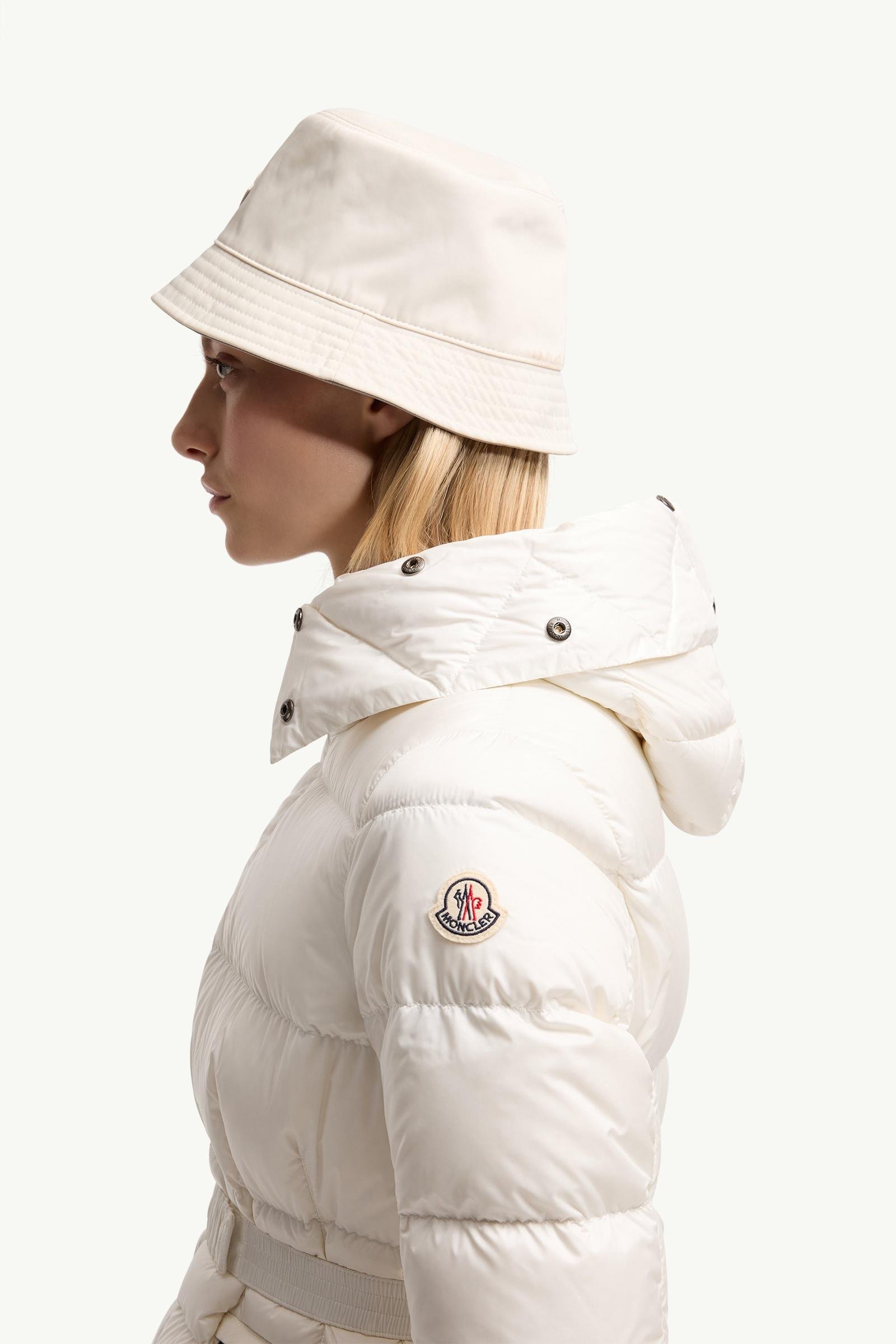 Alternative view of Boed Hooded Shearling-Trimmed Short Down Jacket