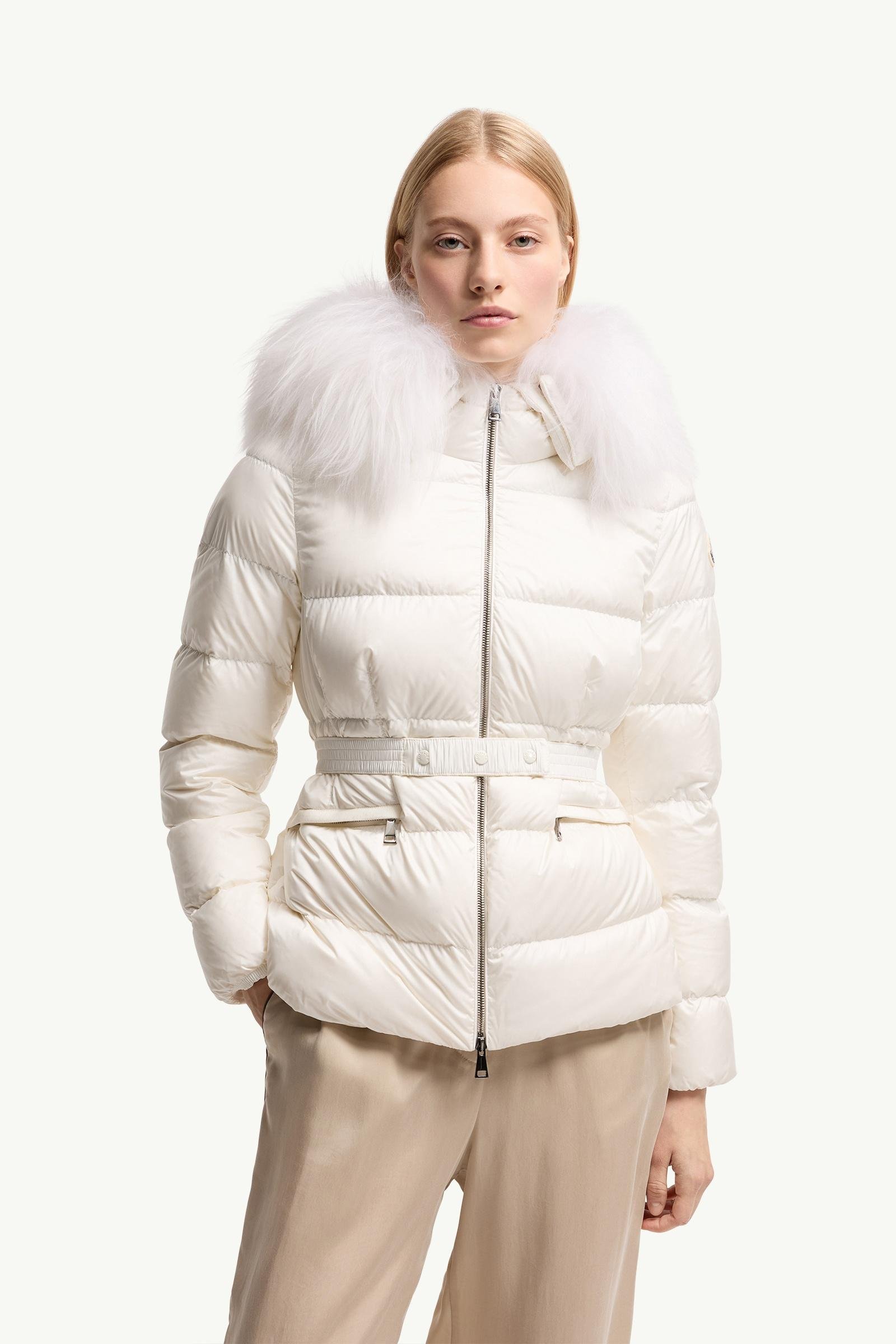 Boed Hooded Shearling-Trimmed Short Down Jacket - 图片 4