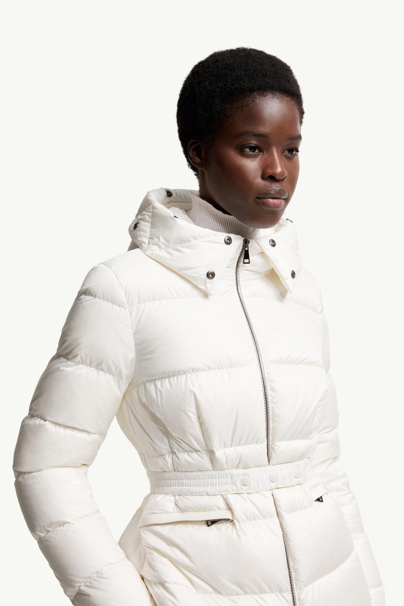 Alternative view of Boed Hooded Shearling-Trimmed Short Down Jacket