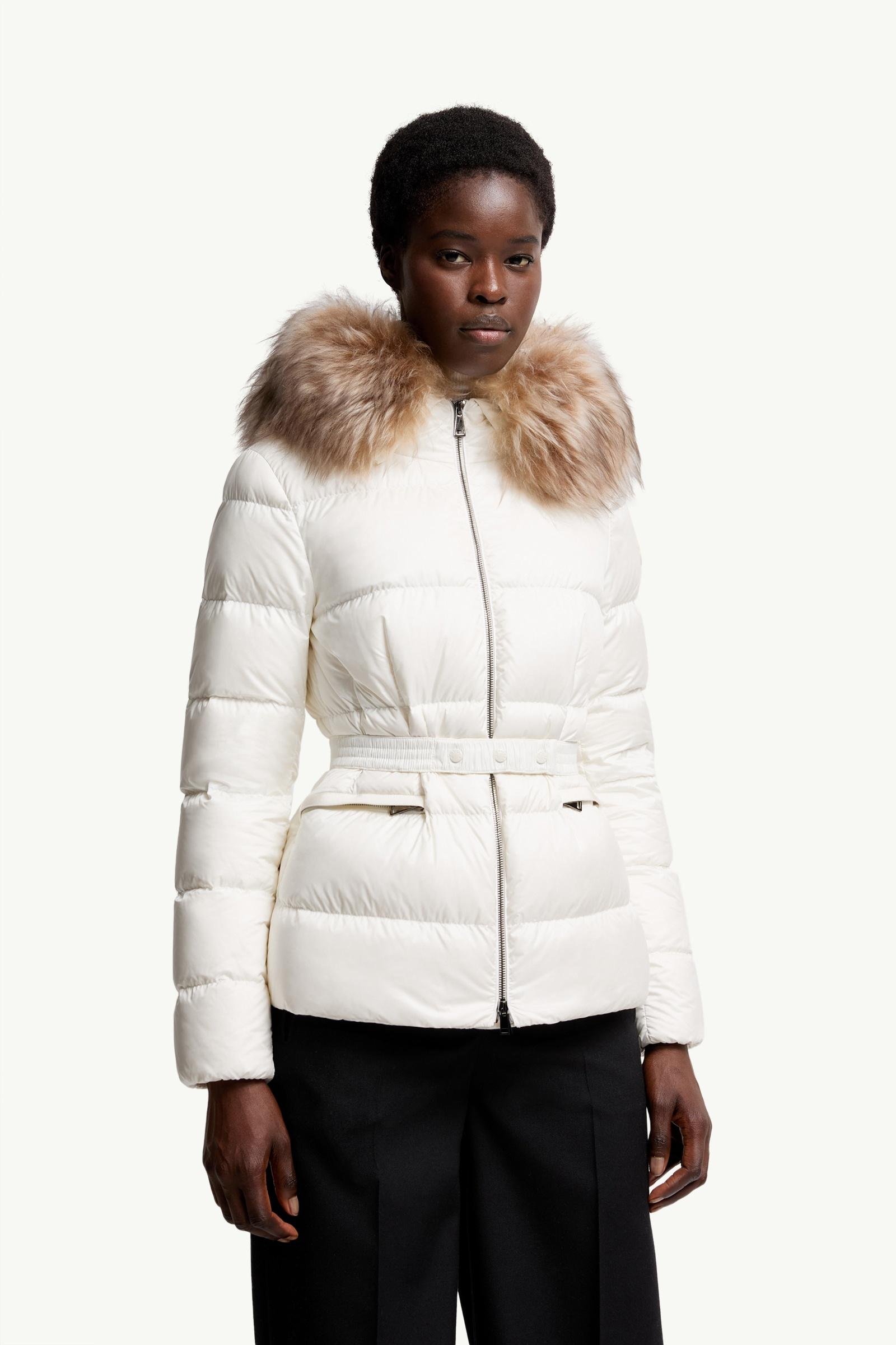 Boed Hooded Shearling-Trimmed Short Down Jacket - 图片 4