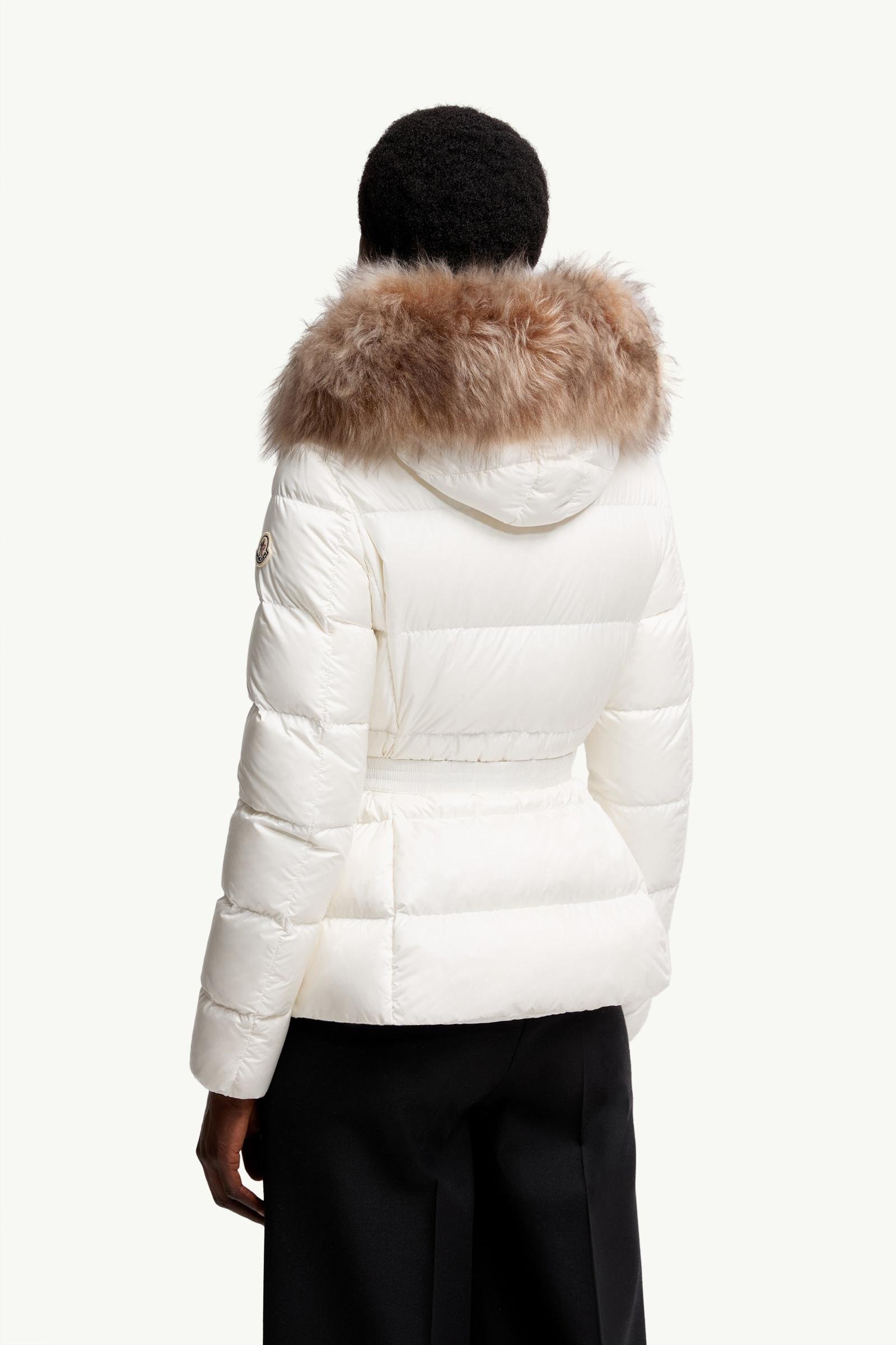 Boed Hooded Shearling-Trimmed Short Down Jacket - 图片 5