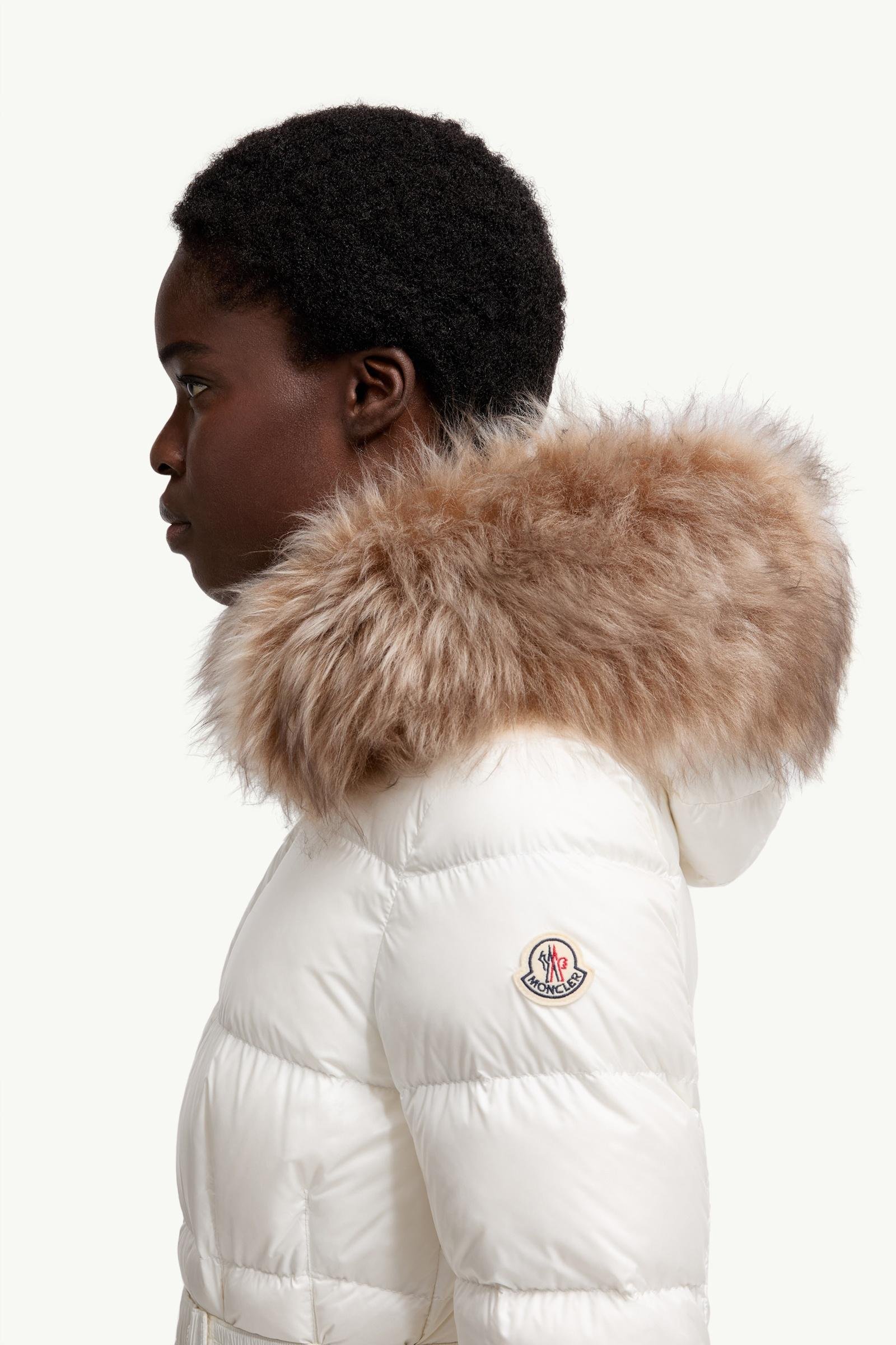 Boed Hooded Shearling-Trimmed Short Down Jacket - 图片 6