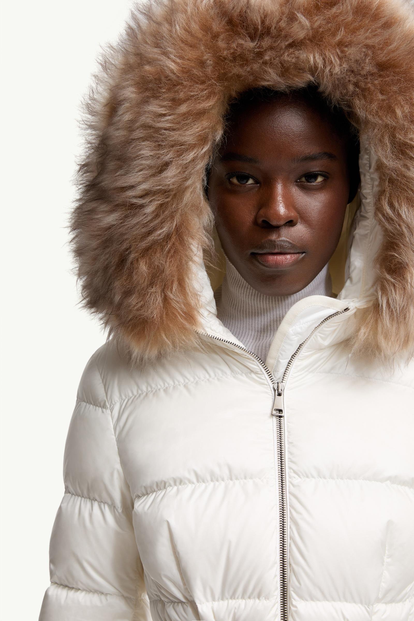 Boed Hooded Shearling-Trimmed Short Down Jacket - 图片 7