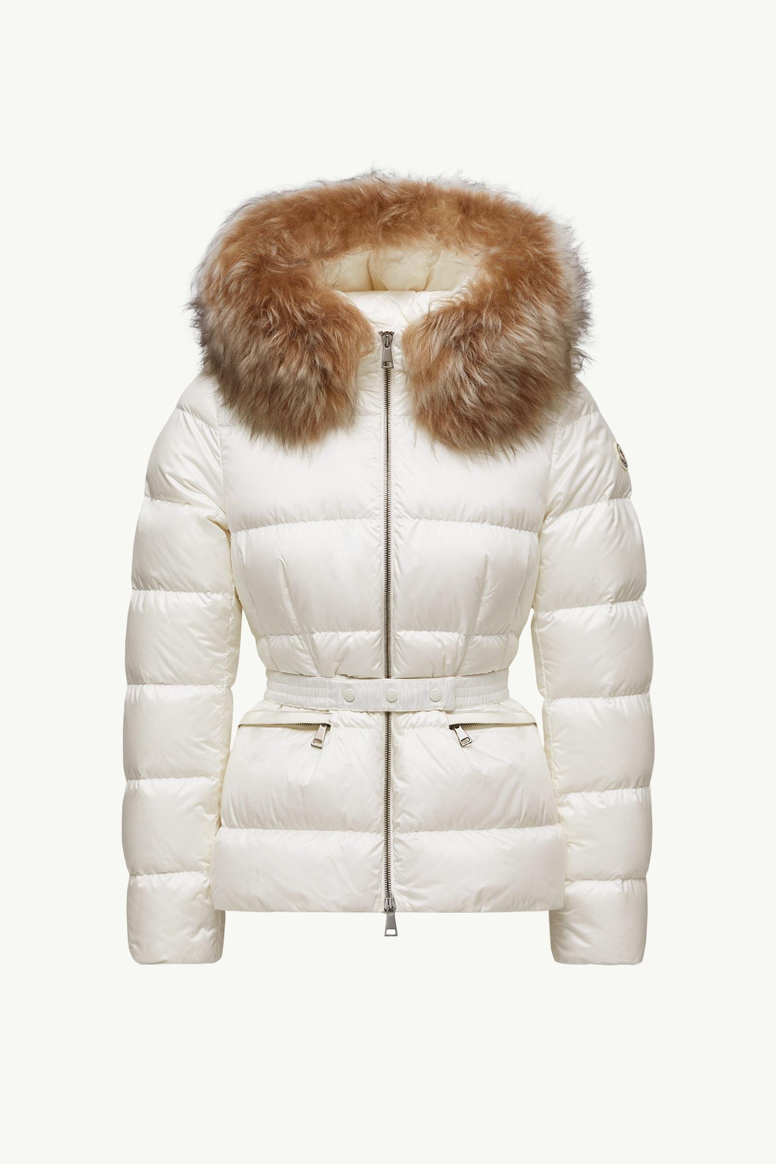 Boed Hooded Shearling-Trimmed Short Down Jacket - 图片 3