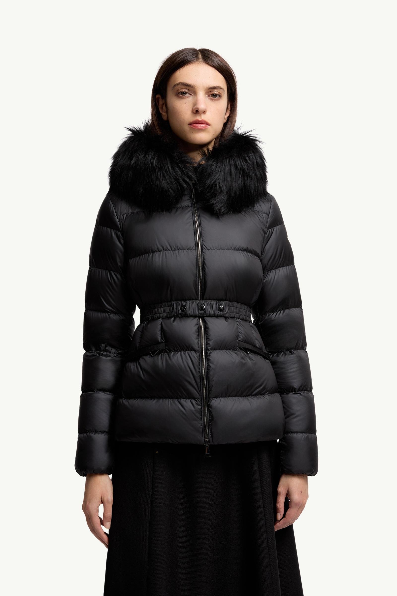 Boed Hooded Shearling-Trimmed Short Down Jacket - 图片 4