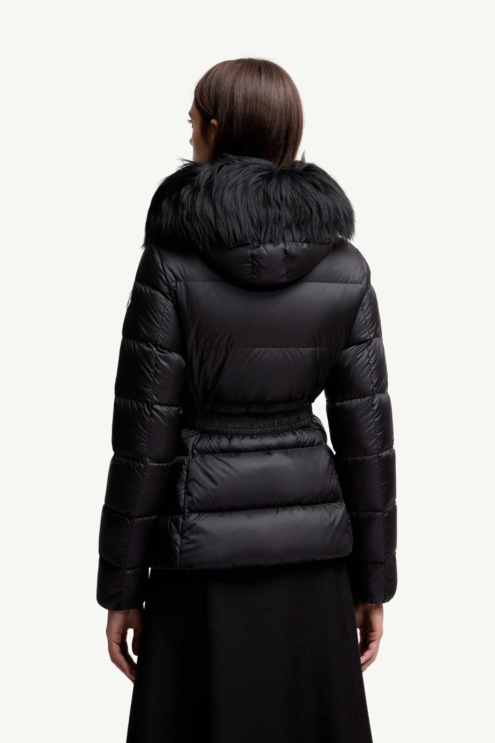 Boed Hooded Shearling-Trimmed Short Down Jacket - 图片 5