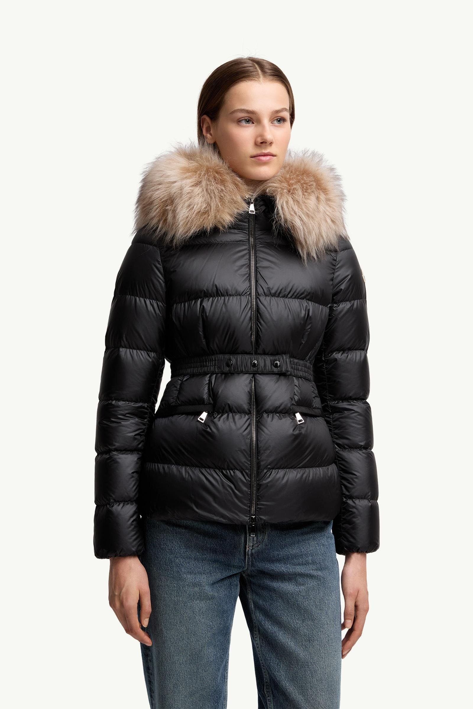 Boed Hooded Shearling-Trimmed Short Down Jacket - 图片 4