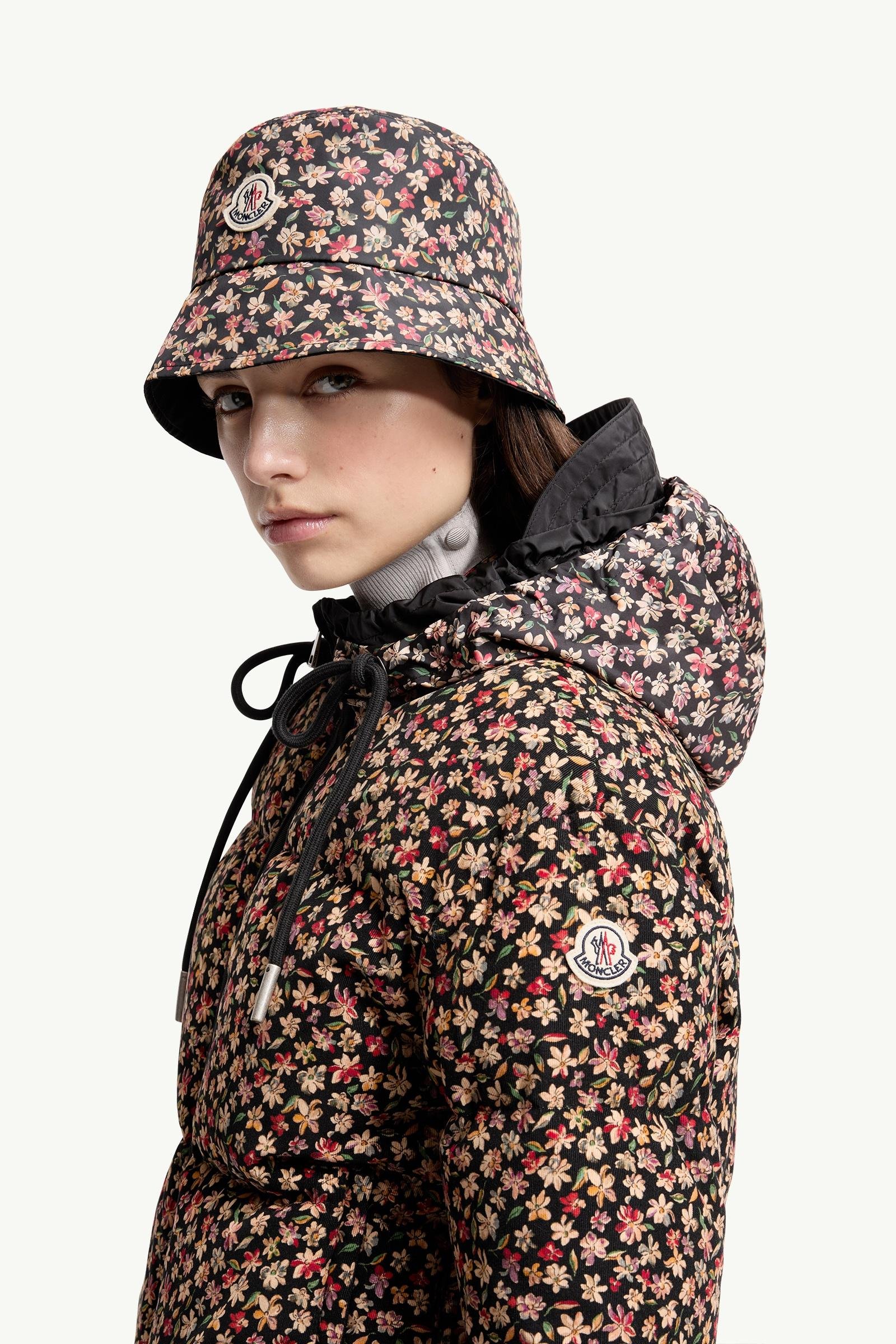 Becfigue Floral Hooded Down Jacket - 图片 2