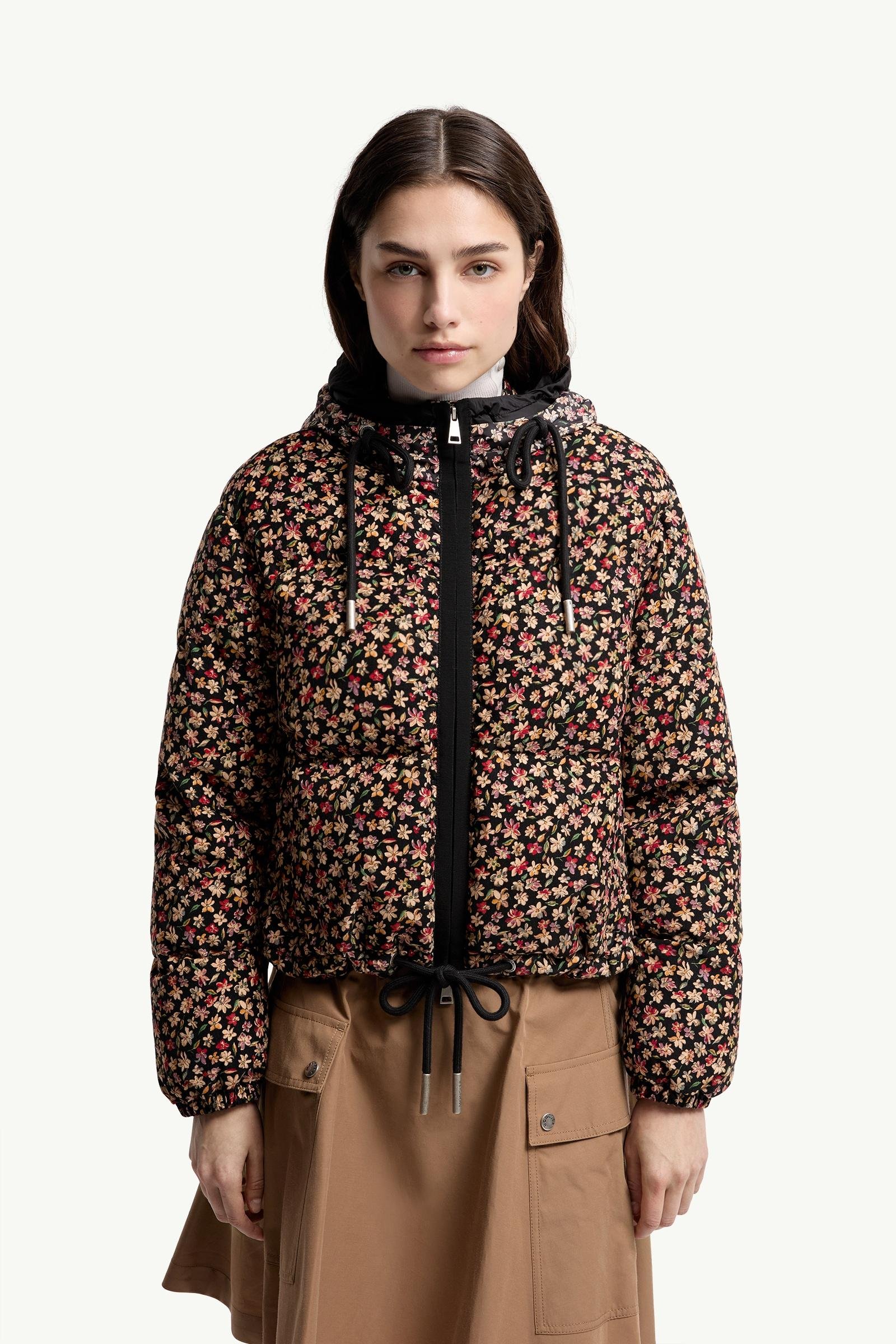 Becfigue Floral Hooded Down Jacket - 图片 4
